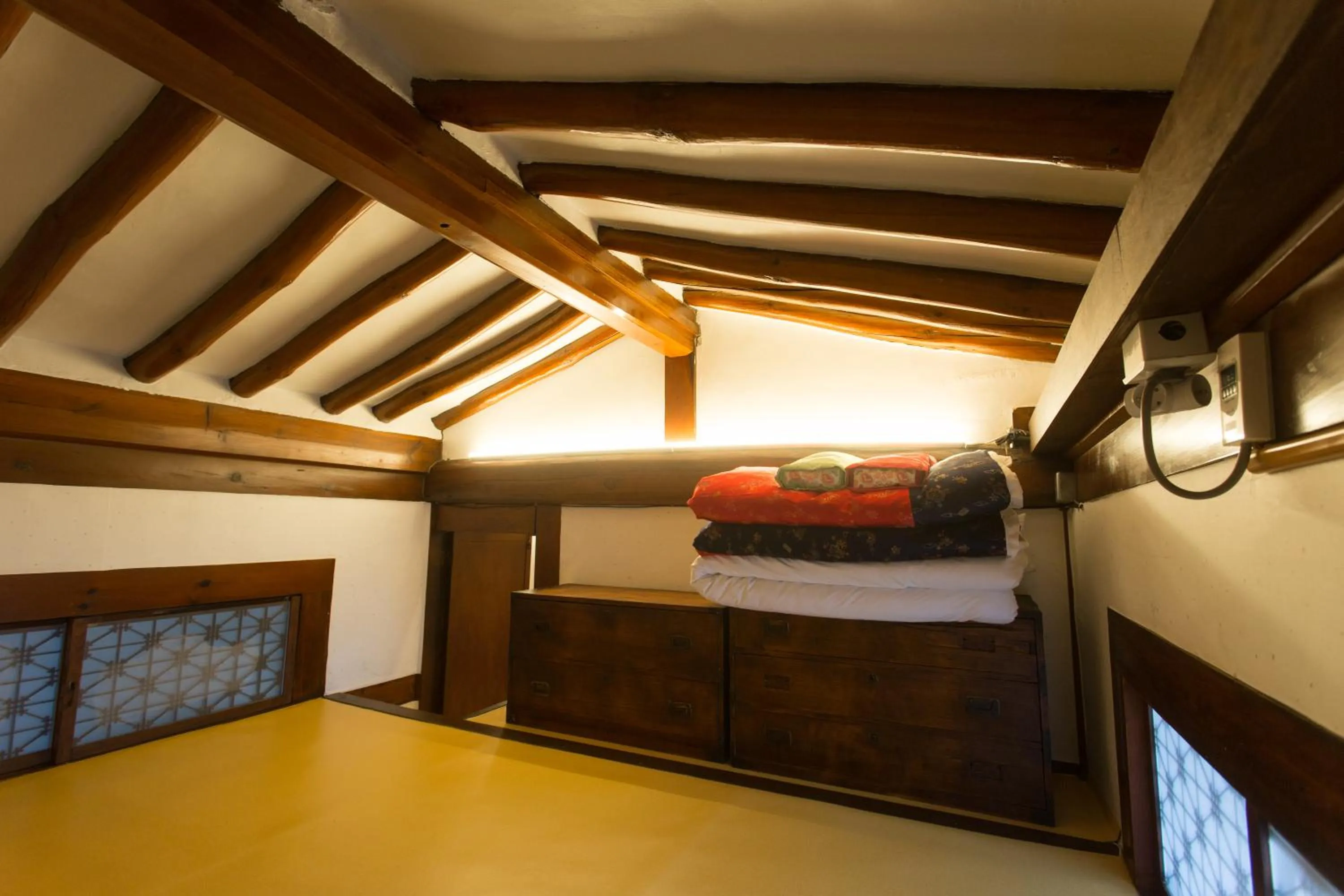 Bedroom, Bed in Hanok1957