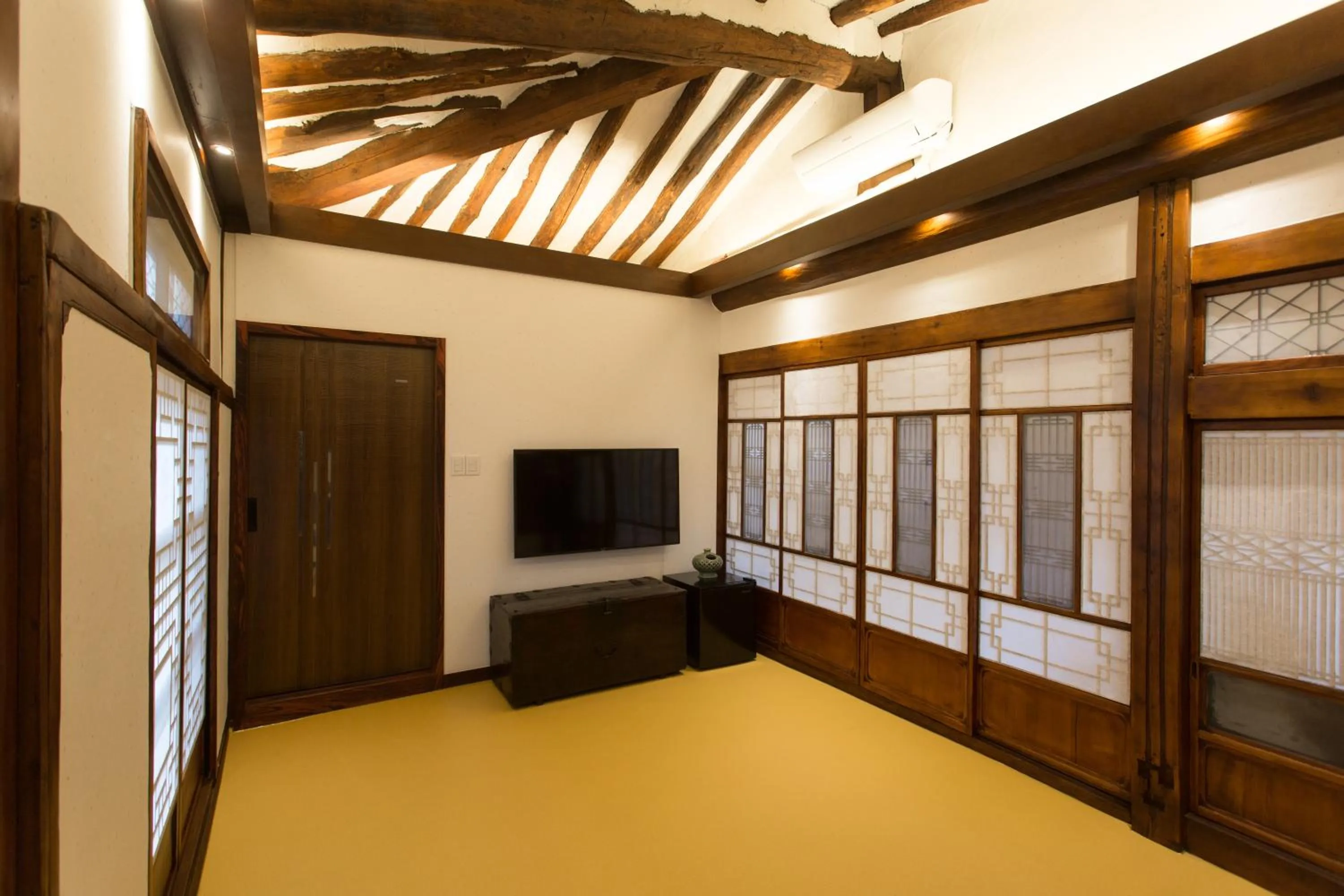 Bedroom, Bed in Hanok1957