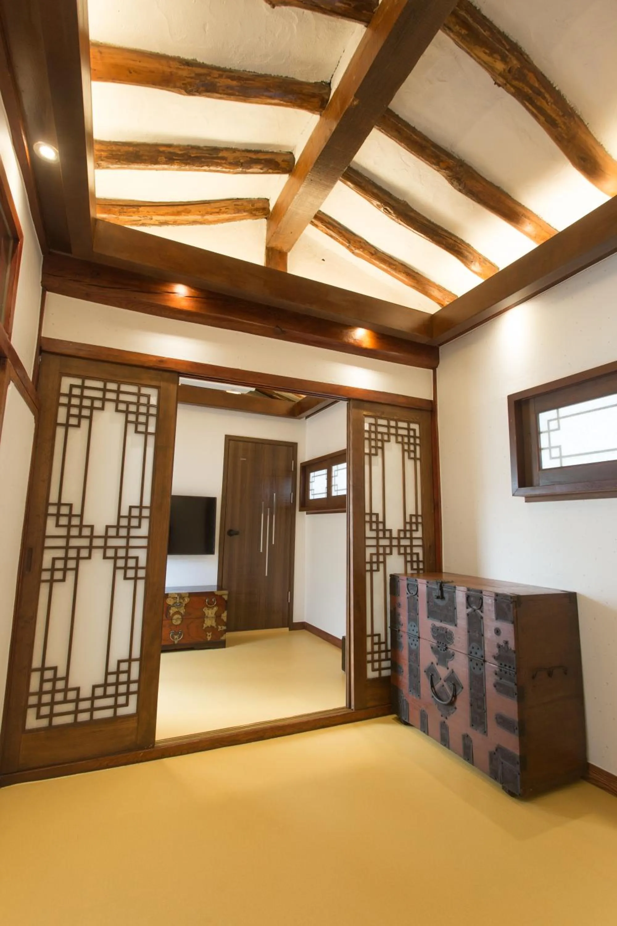 Bedroom, Bed in Hanok1957