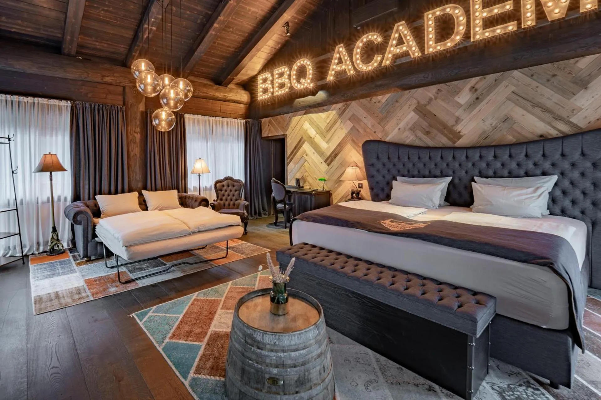 Bed in Timberjacks Kassel Motel