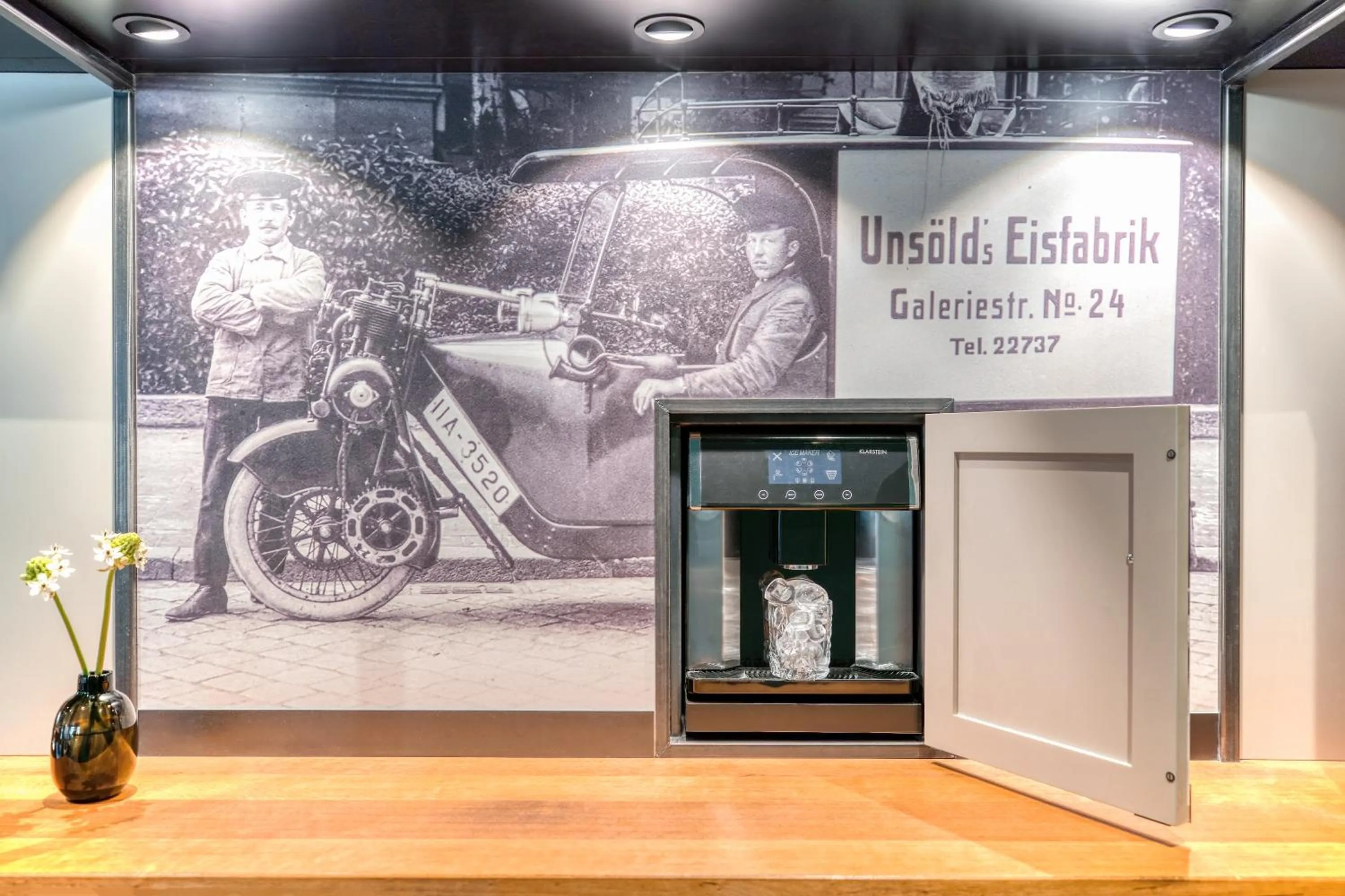 Lobby or reception in Unsöld's Factory Hotel