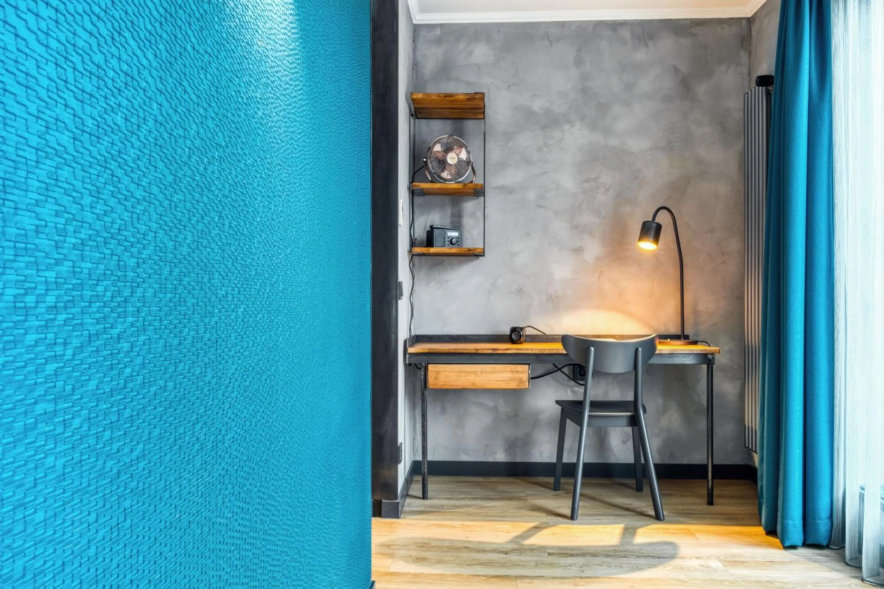 Decorative detail in Unsöld's Factory Hotel