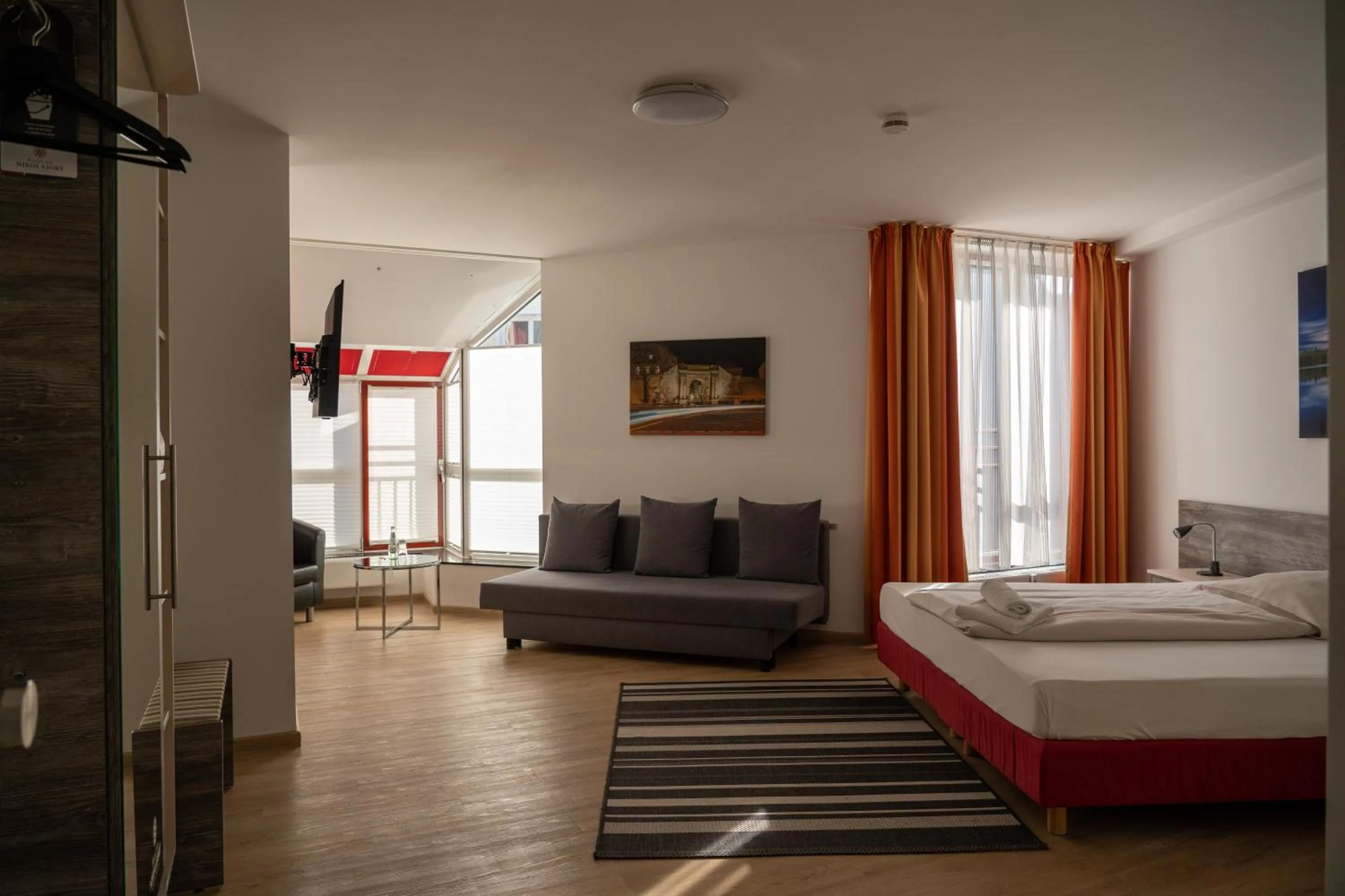 Bed in Hotel am Nikolaiort