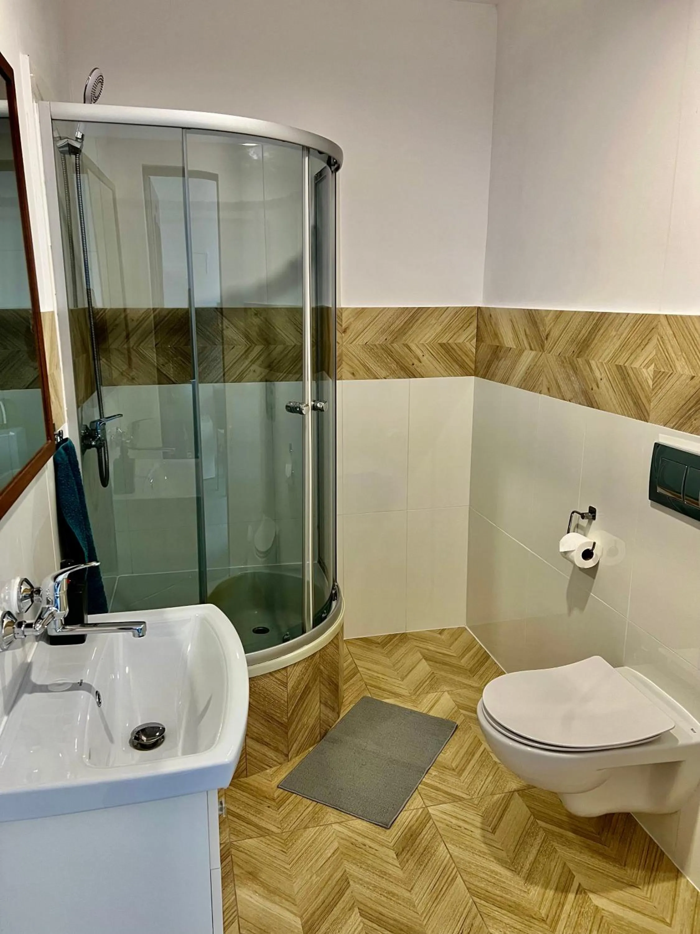 Shower in Astra Katowice - Aparthotel