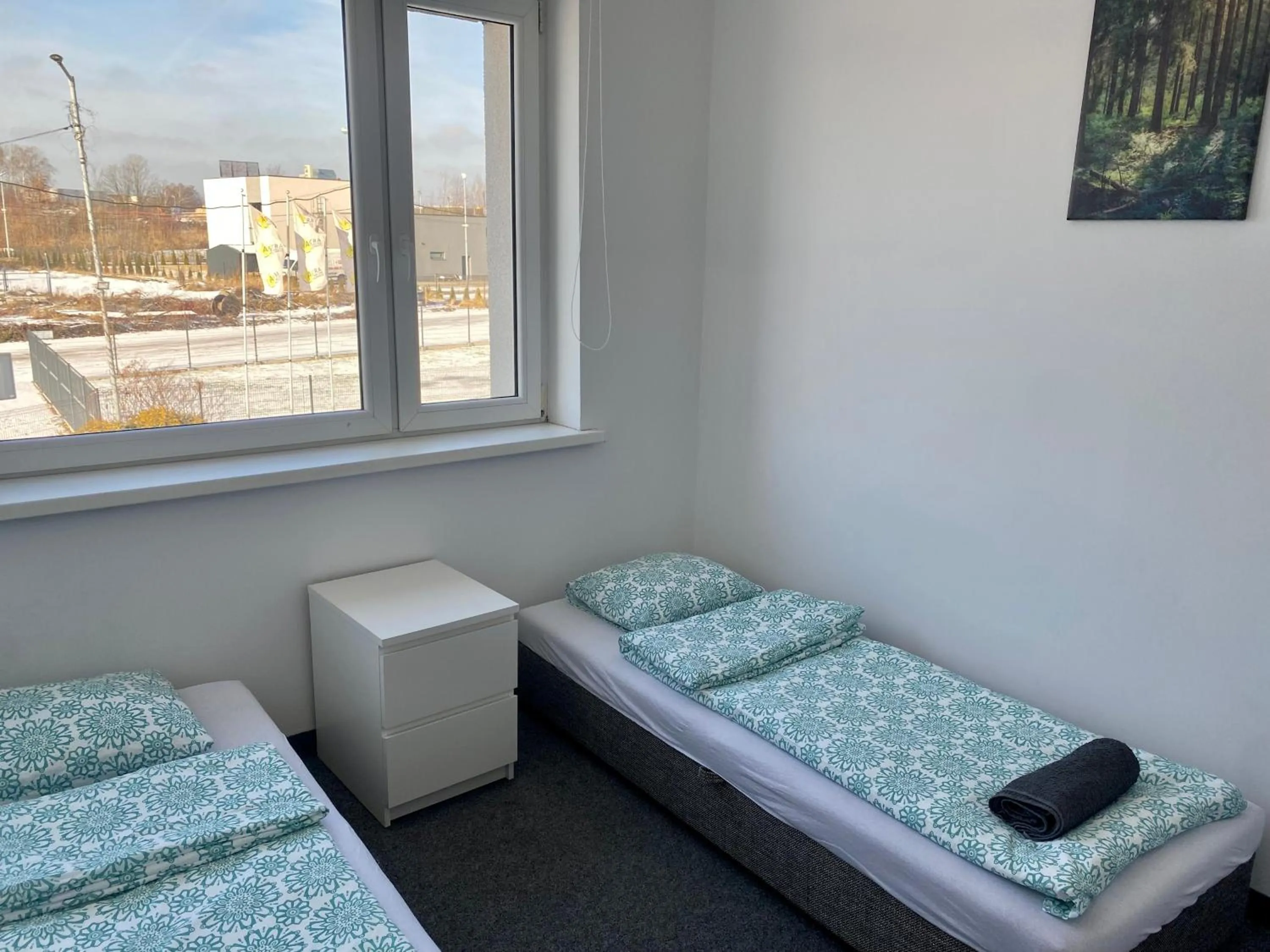 Bedroom, Bed in Astra Katowice - Aparthotel