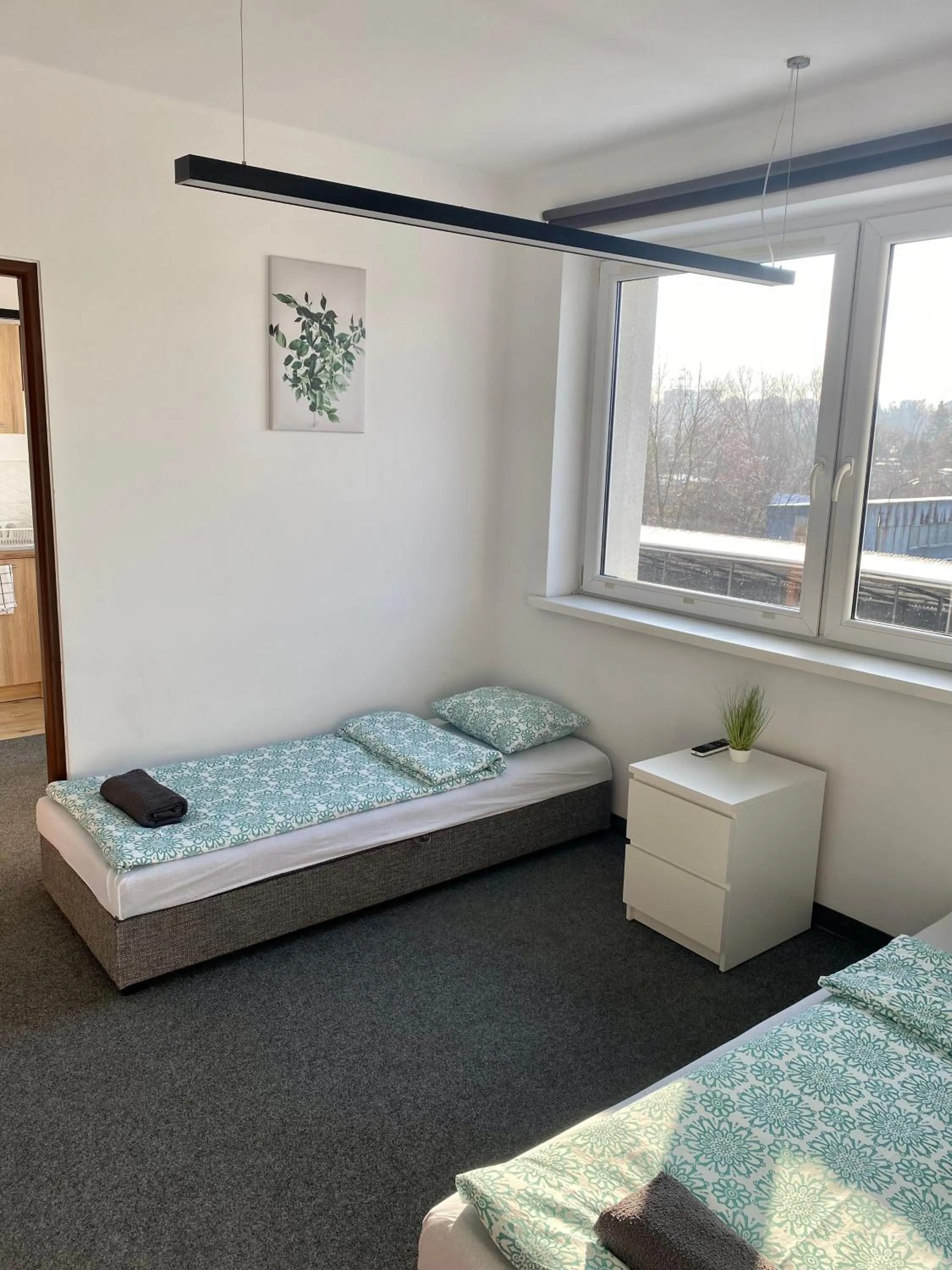 Bedroom, Bed in Astra Katowice - Aparthotel