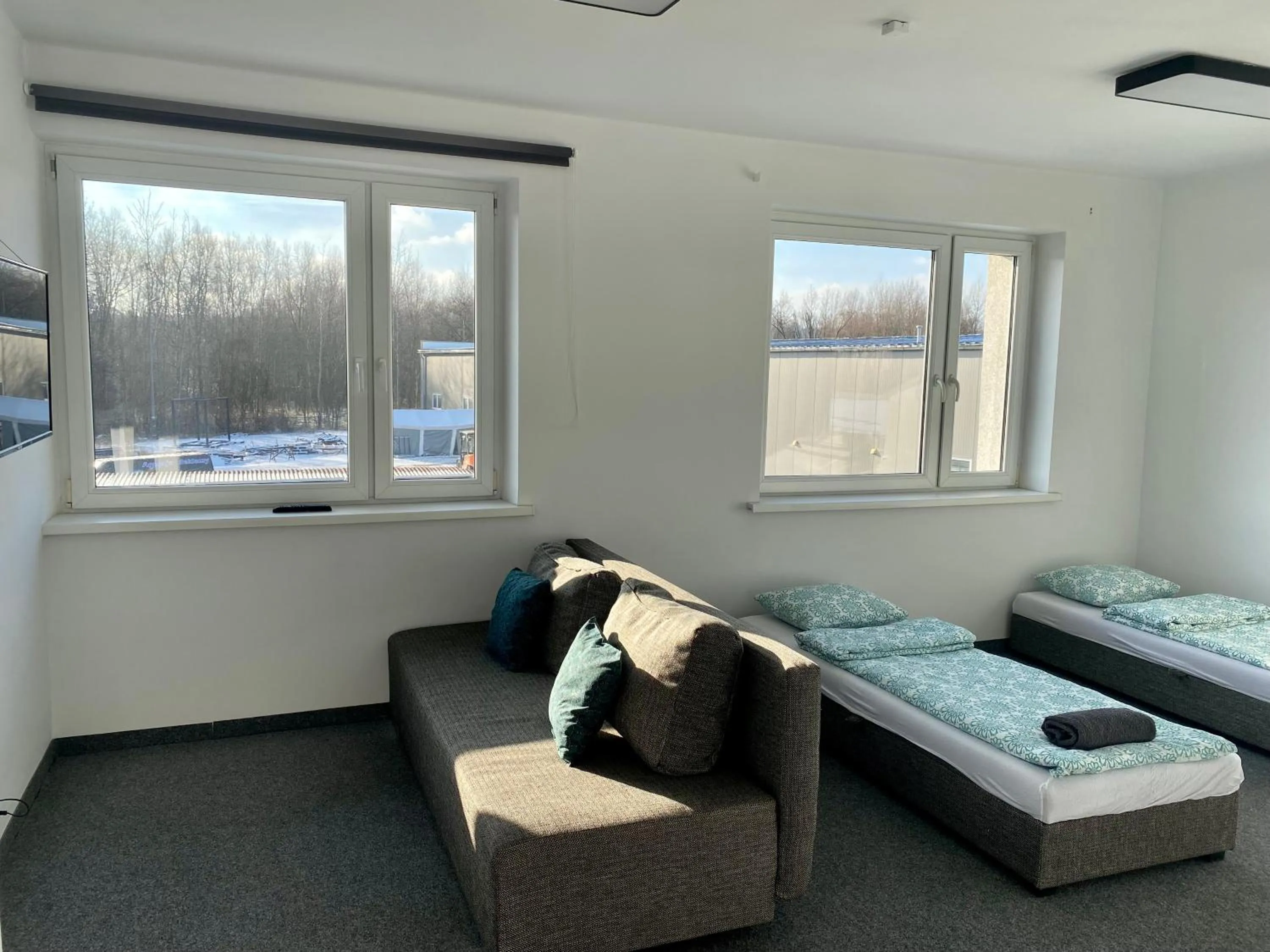 Bedroom, Bed in Astra Katowice - Aparthotel