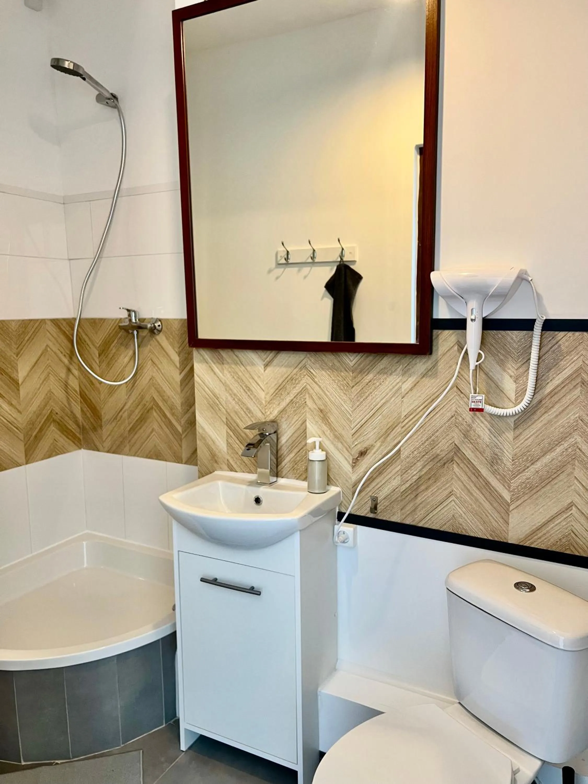 Shower in Astra Katowice - Aparthotel