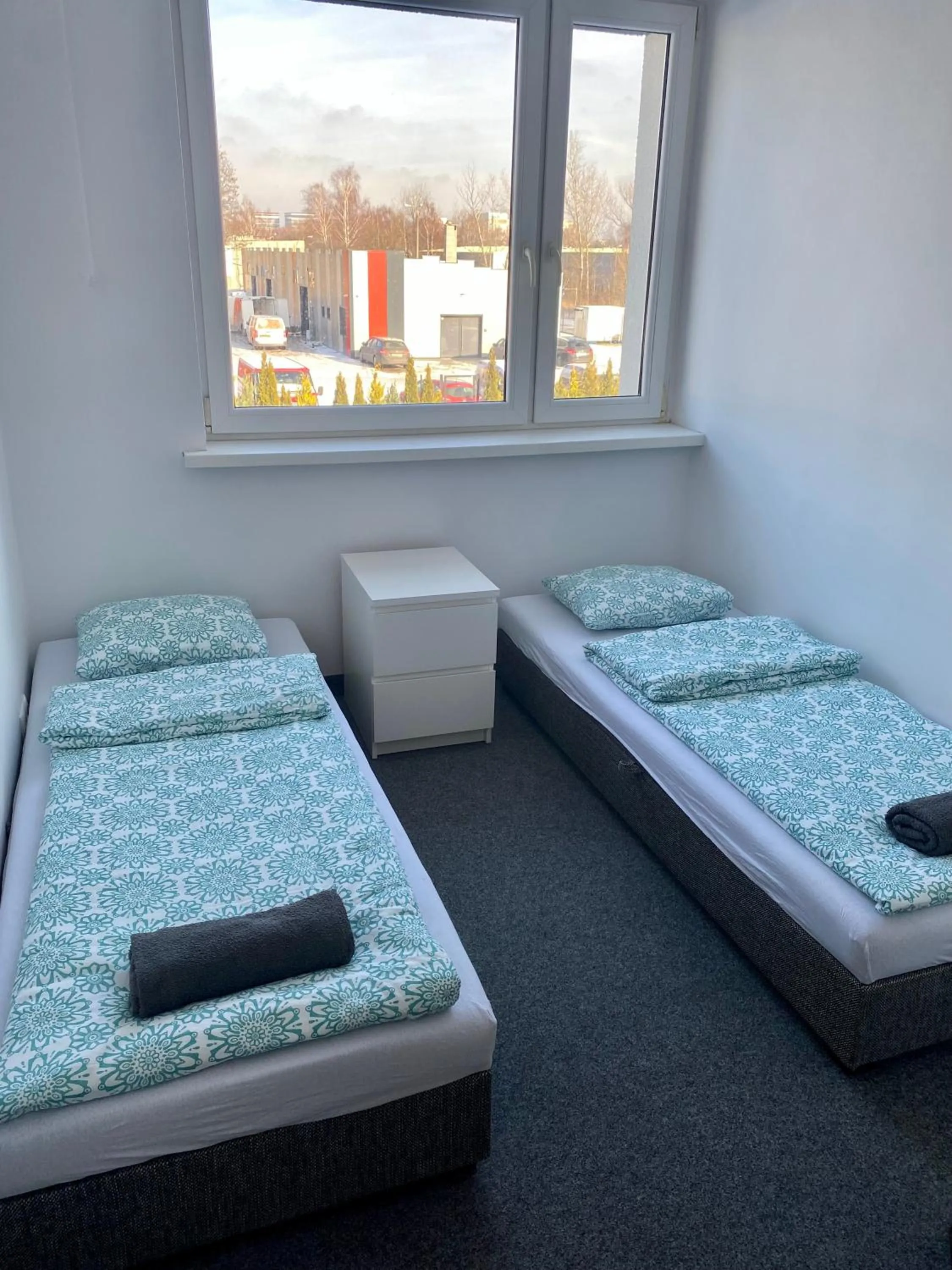 Bedroom, Bed in Astra Katowice - Aparthotel