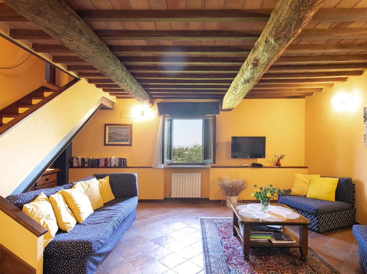 Living room in Villa Santa Chiara