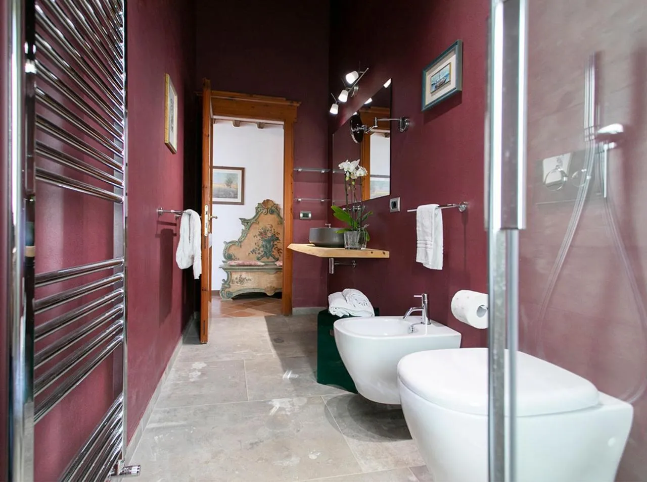 Bathroom in Villa Santa Chiara