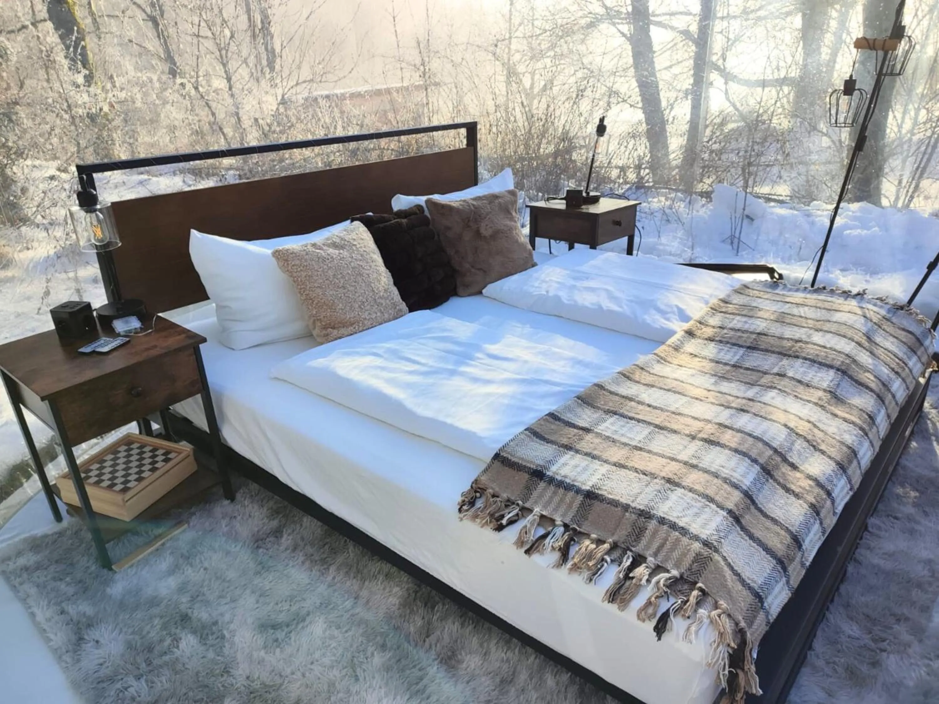 Bed in Hotel Harzresidenz