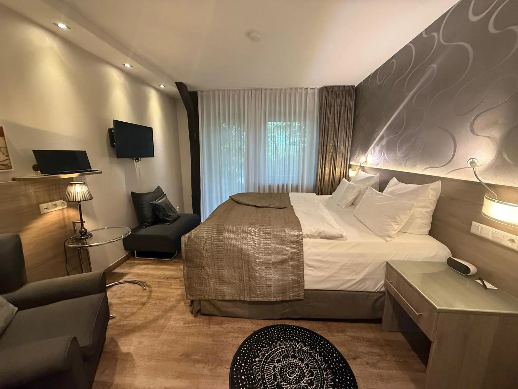 Bedroom, Bed in Hotel An der Wasserburg