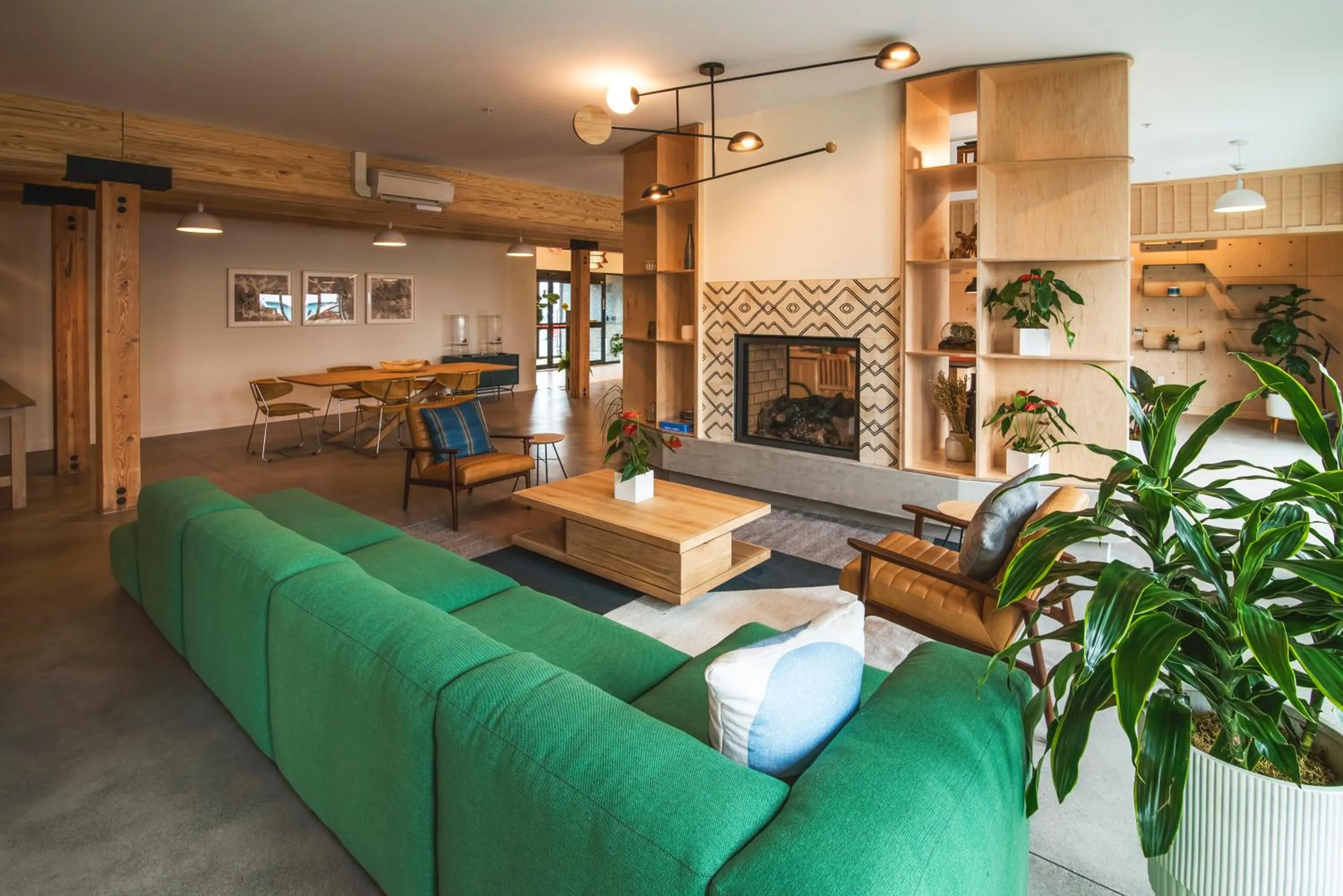 Seating area in SALTLINE