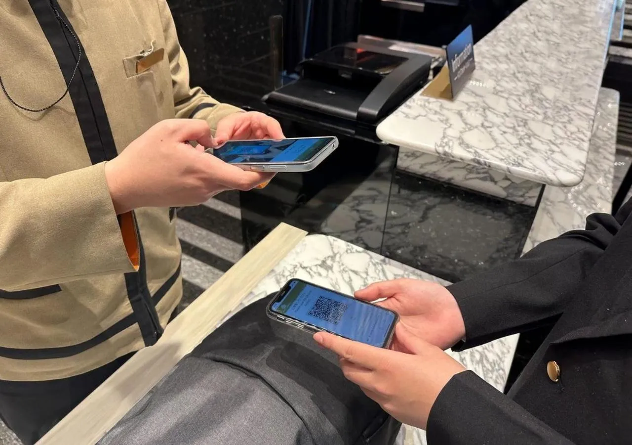 Lobby or reception in APA Hotel Higashi Shinjuku Kabukicho Tower