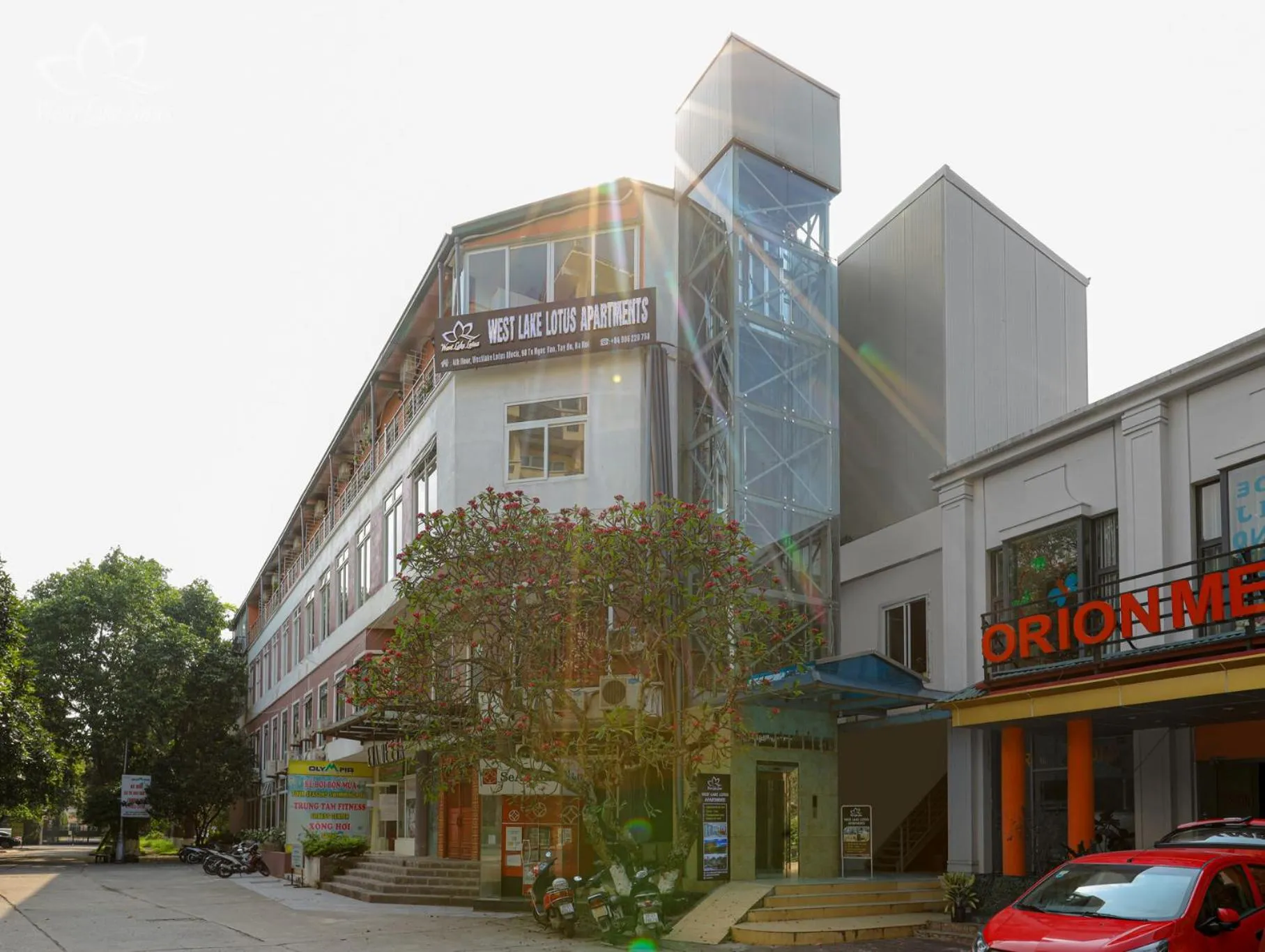 Property building in The Lakeview - West Lake Lotus Apartments