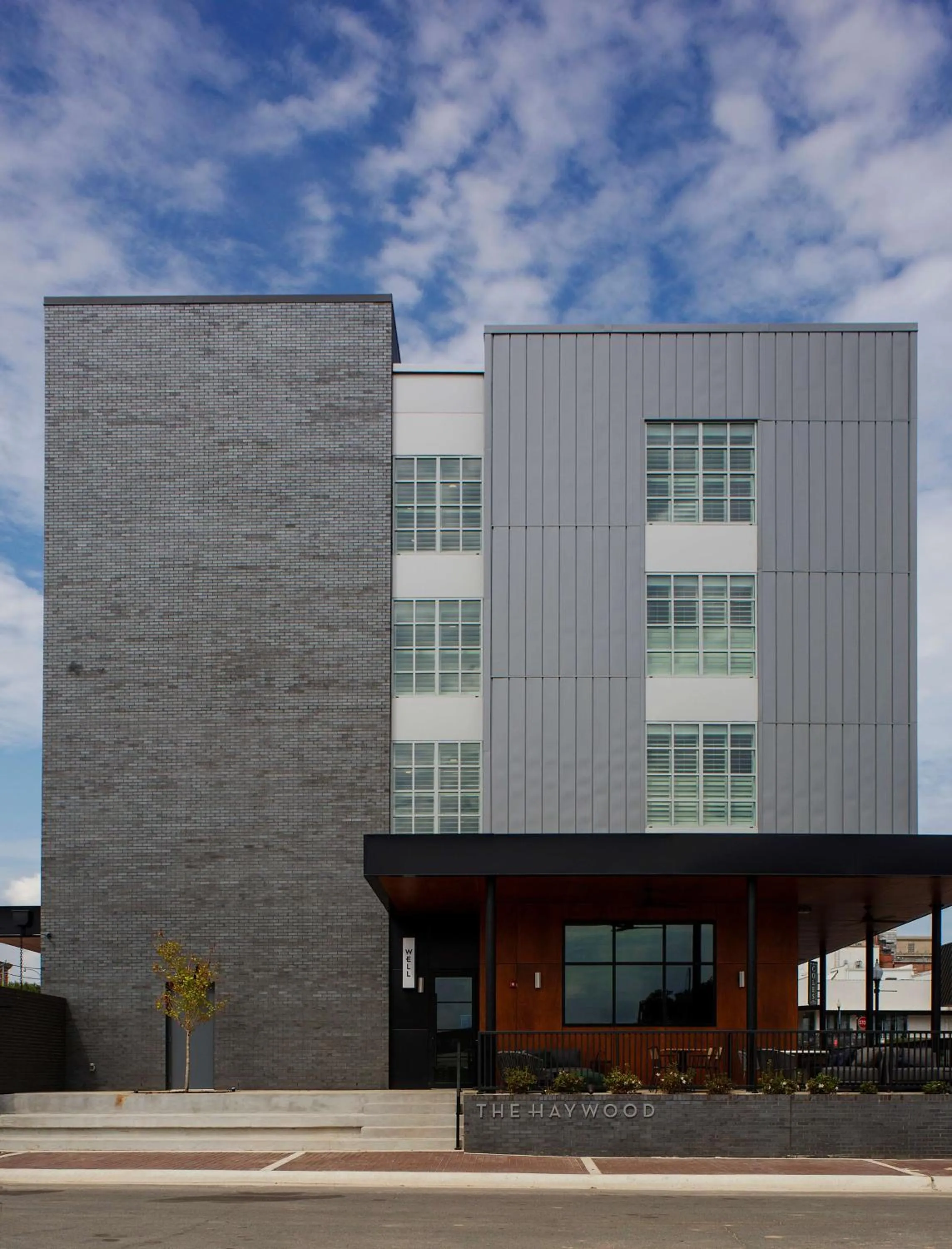 Property building in The Haywood, Tapestry Collection by Hilton