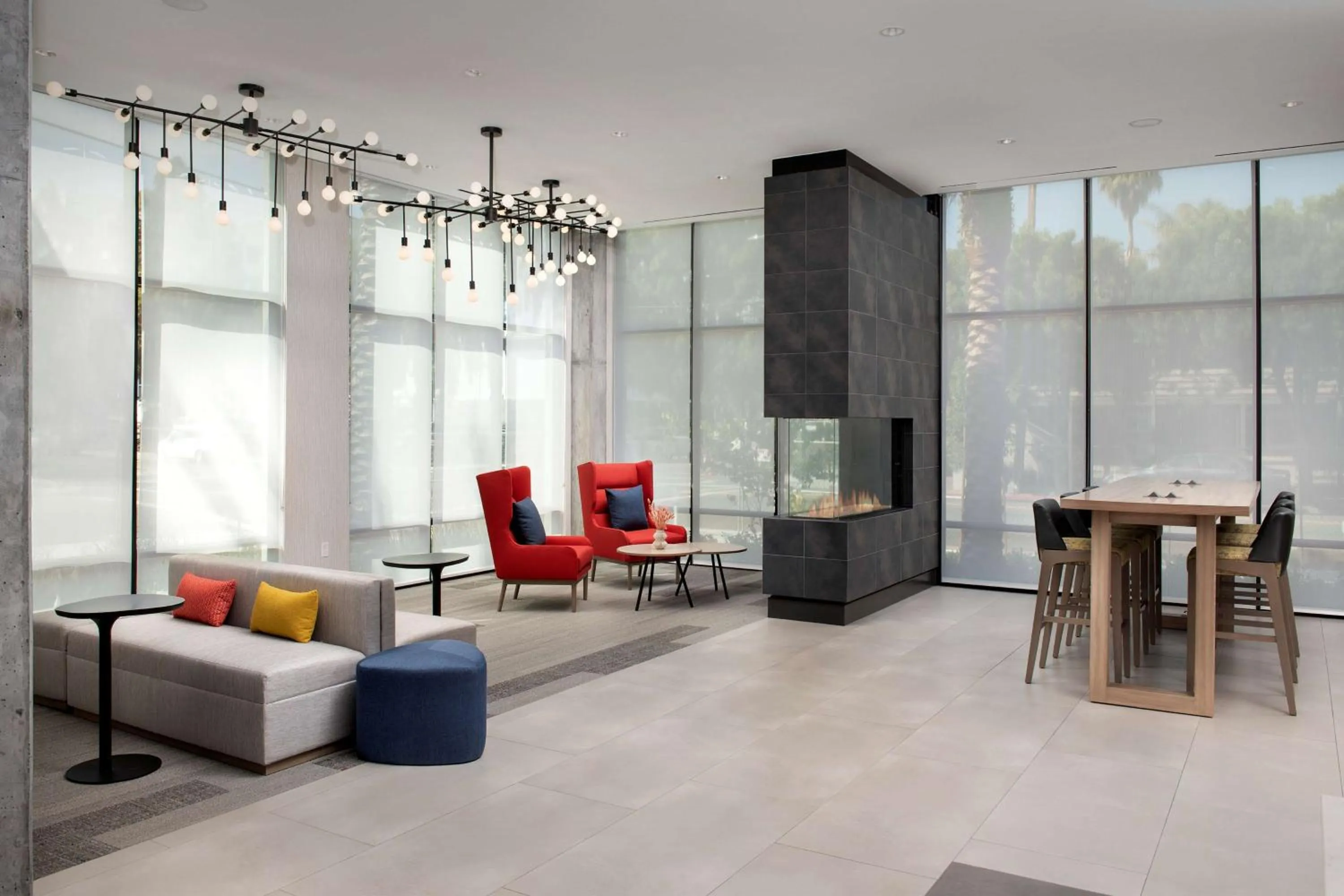 Lobby or reception in Hilton Garden Inn San Jose Airport