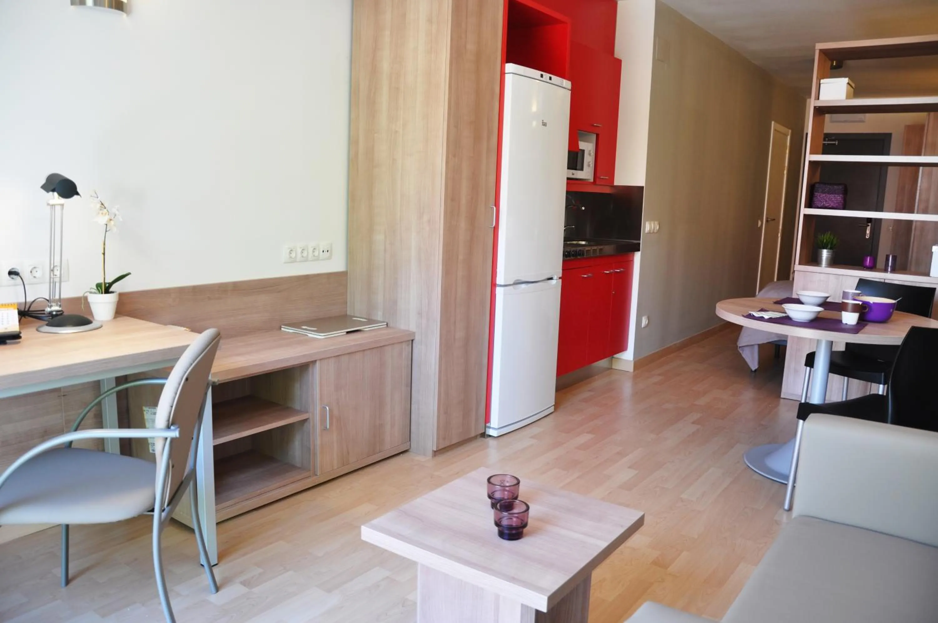 Kitchen or kitchenette in Alojamientos Universitarios Resa Hipatia