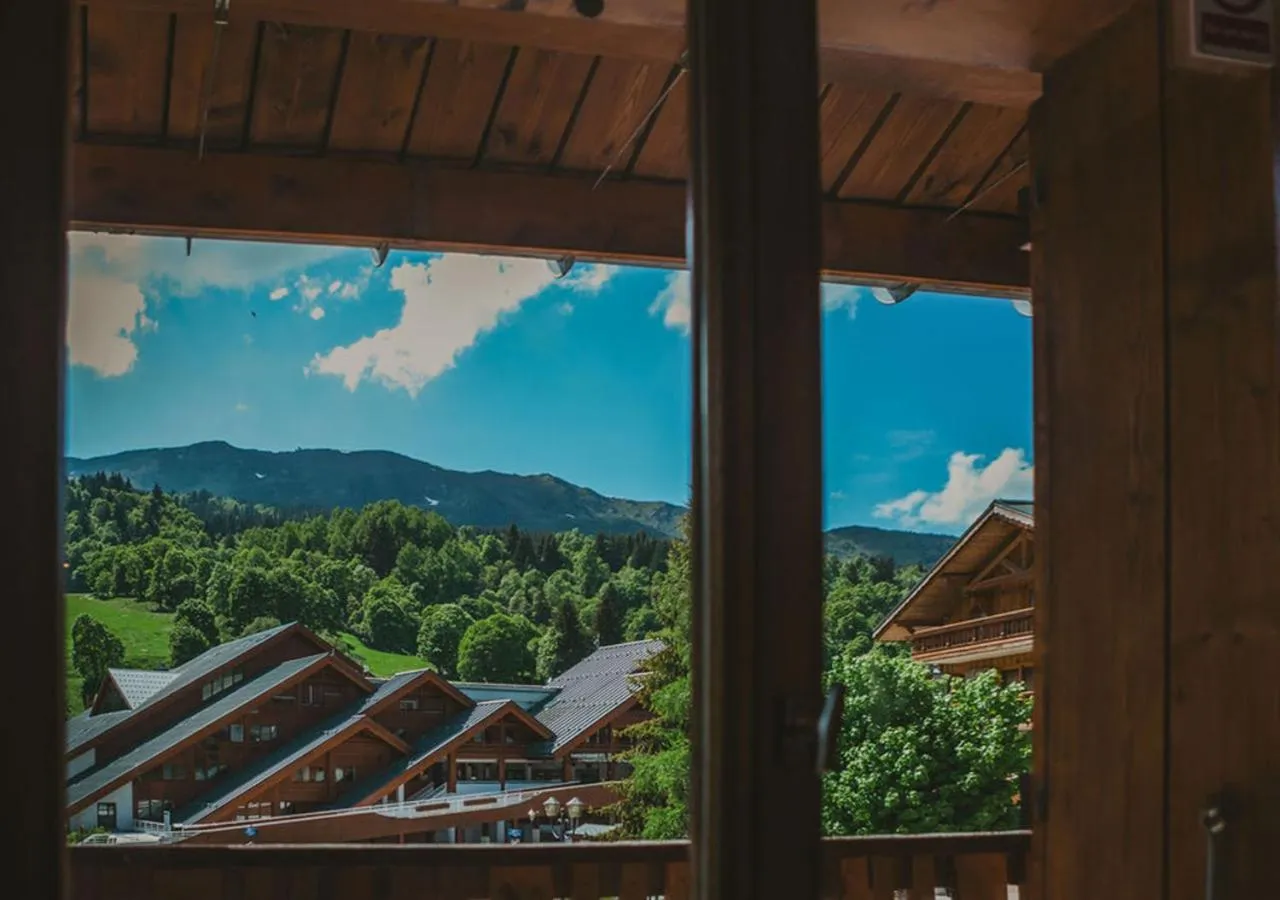 Mountain view in Hôtel Les Grangettes