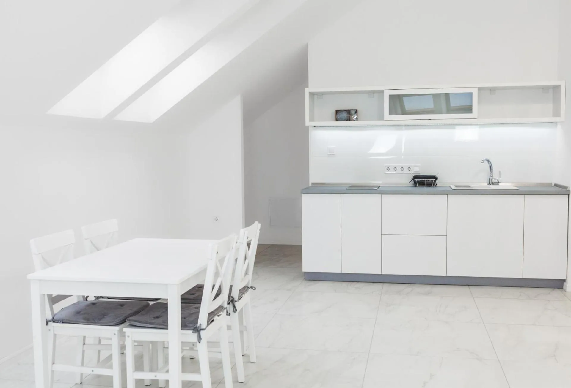 Kitchen or kitchenette in Corso Lux Apartman