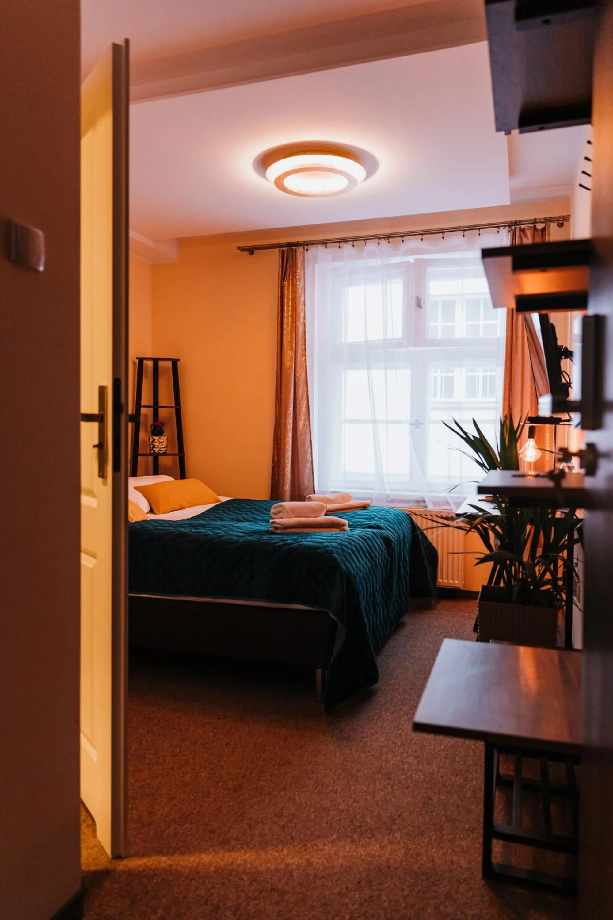 Bed in Kamieniczka Palladium