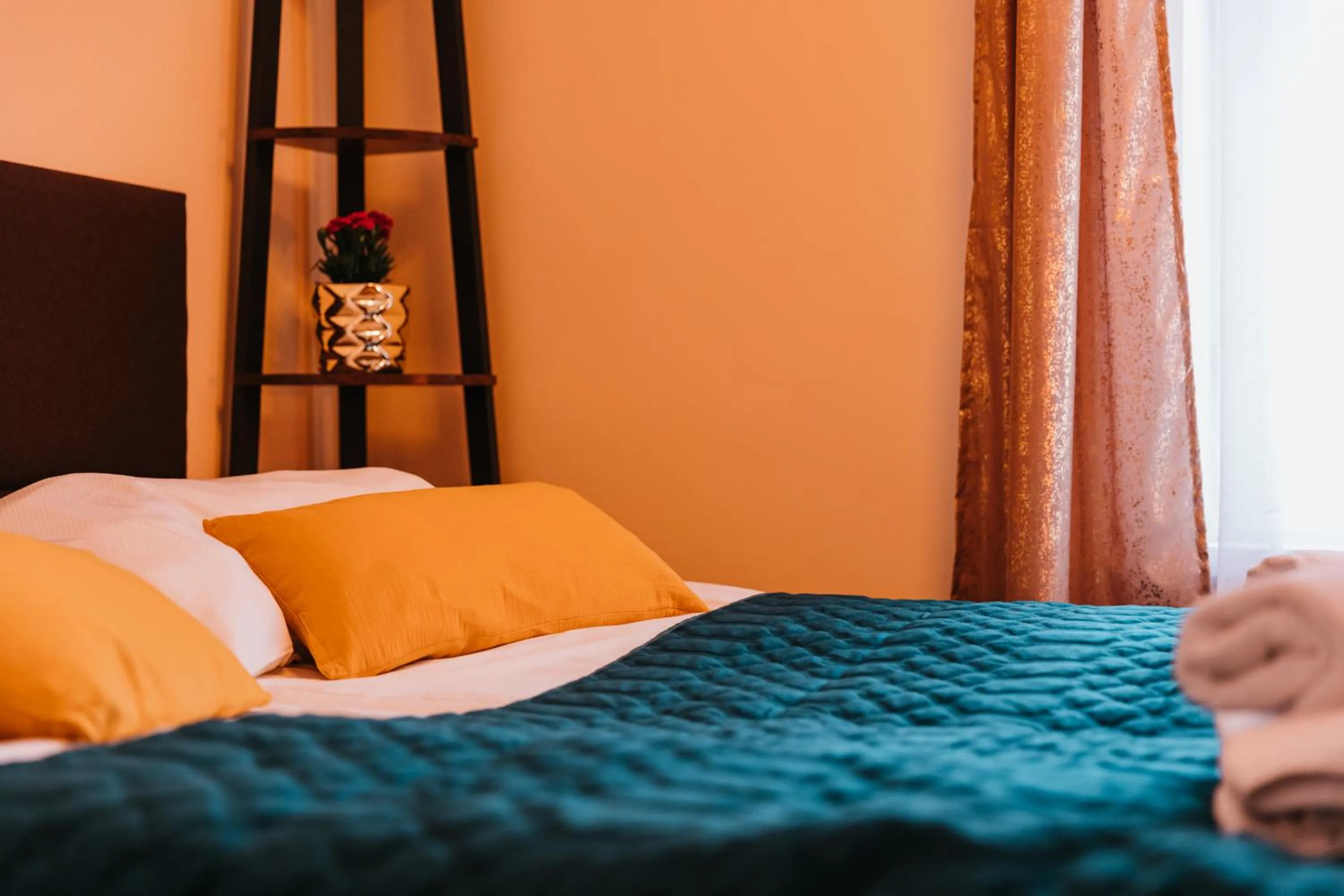 Bed in Kamieniczka Palladium