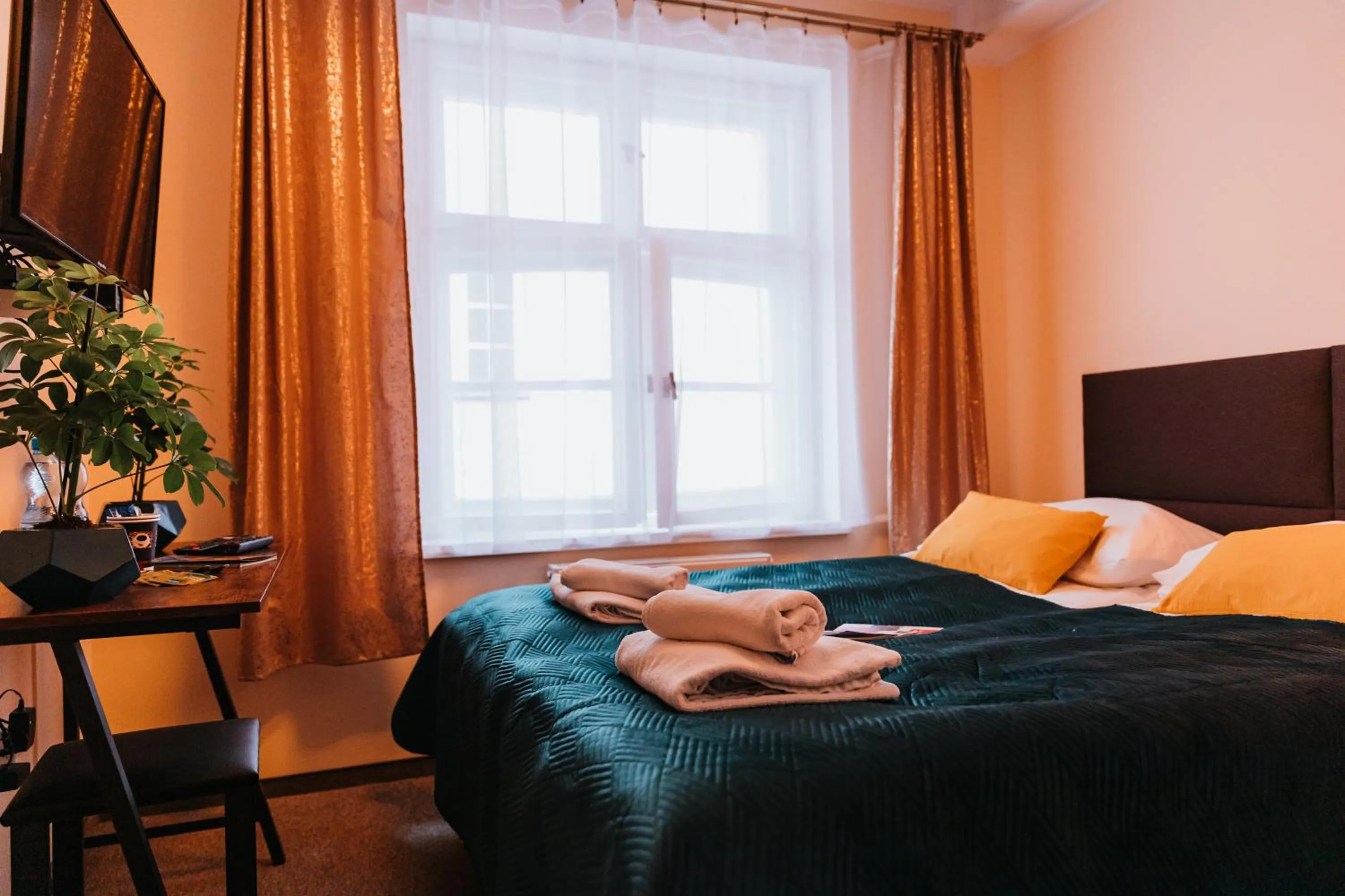 Bed in Kamieniczka Palladium