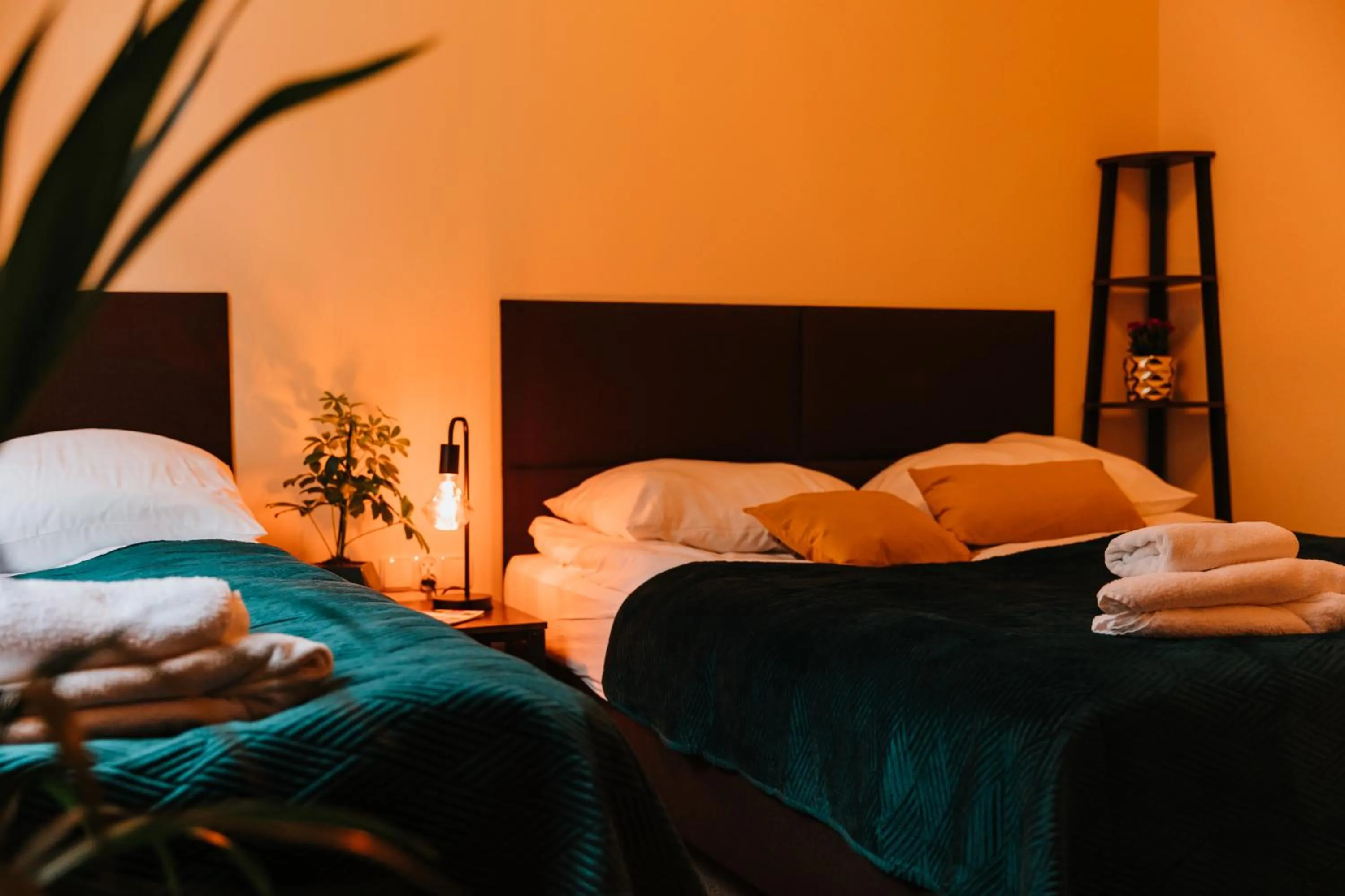 Bed in Kamieniczka Palladium