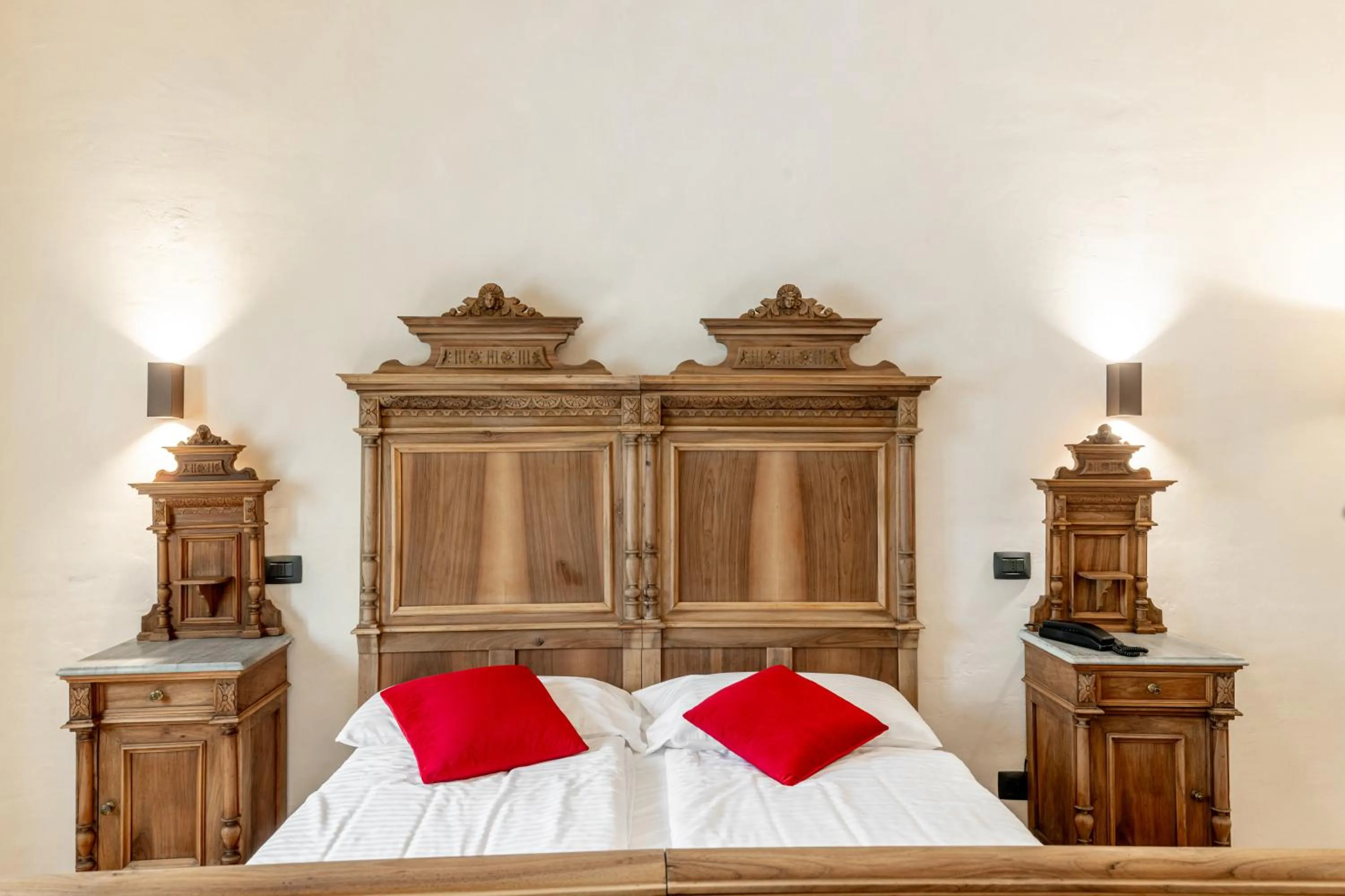 Bed in Curt di Clement Eco Mobility Hotel