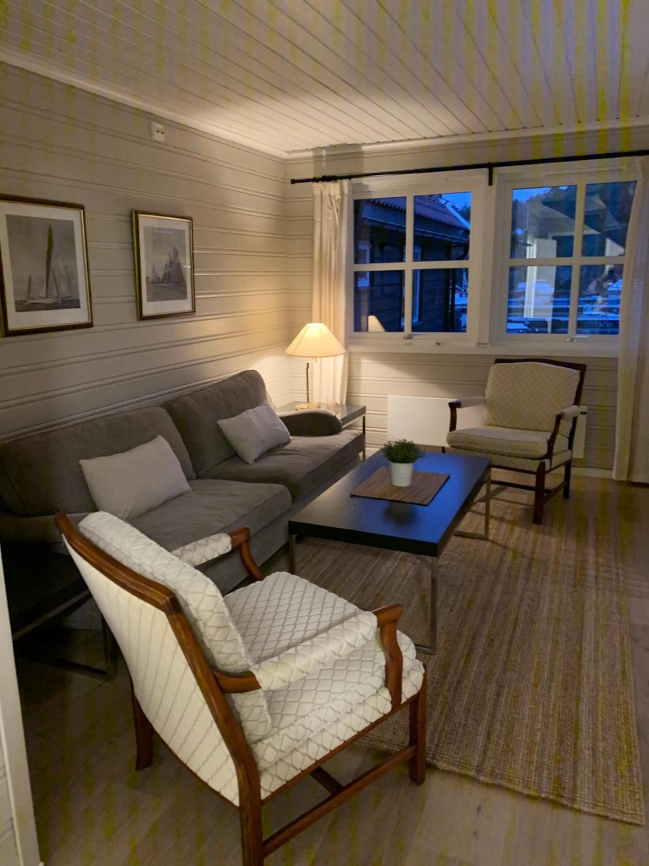 Living room in Trysnes Brygge