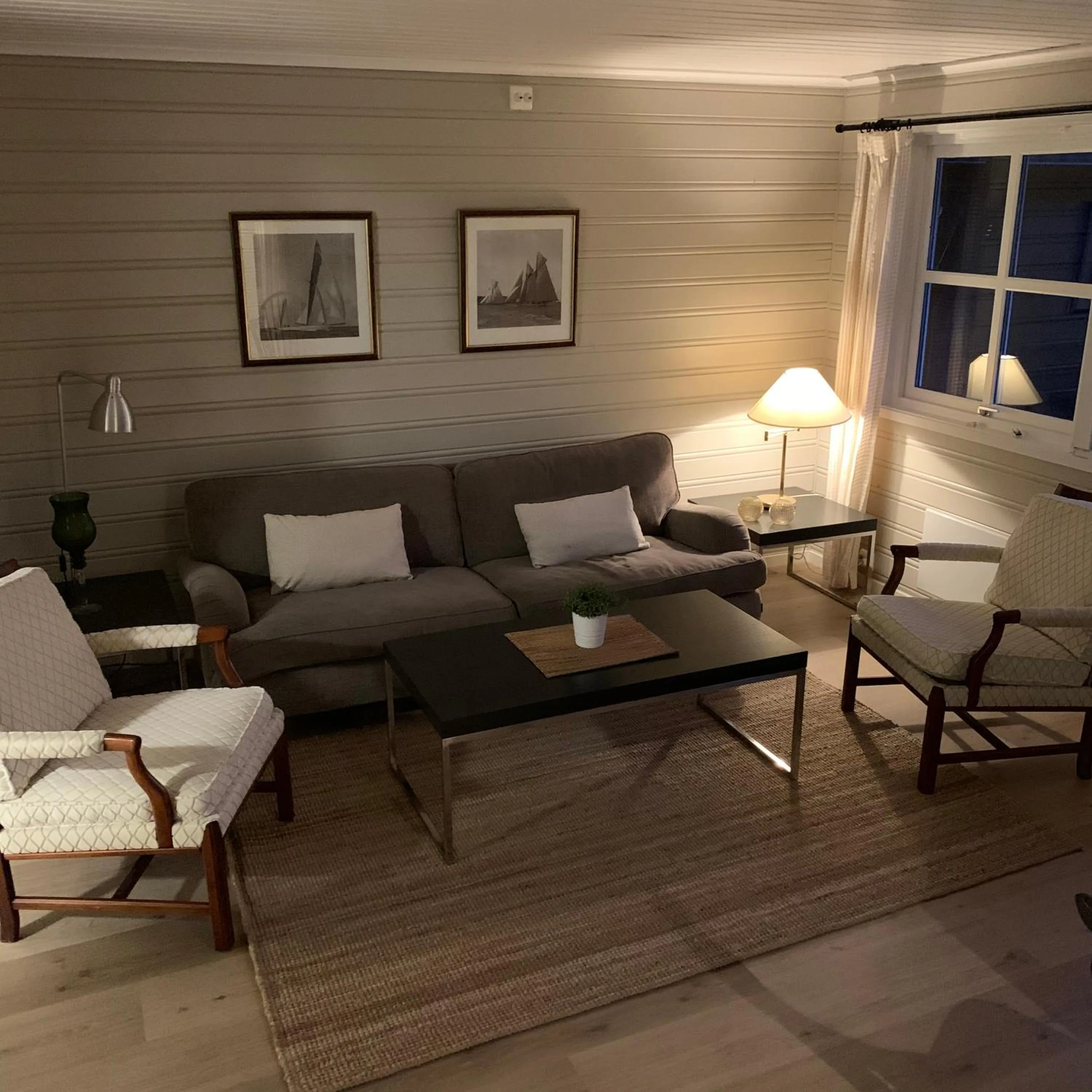 Living room in Trysnes Brygge