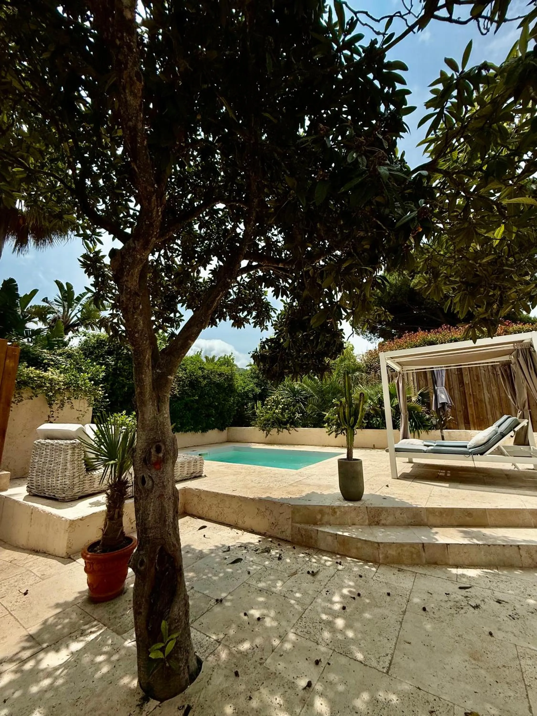 Patio in La Villa Dune, Hôtel & Spa