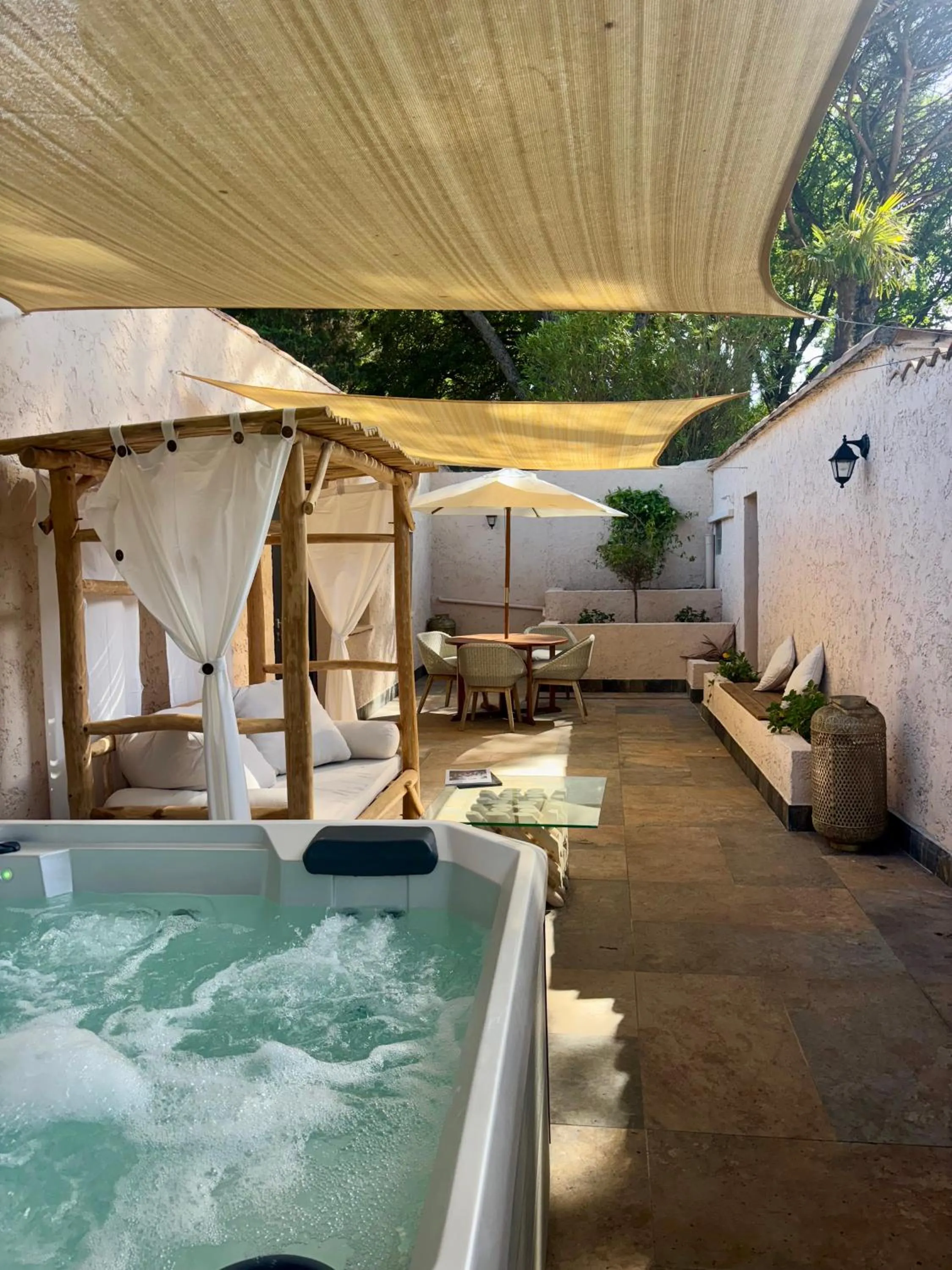 Patio in La Villa Dune, Hôtel & Spa