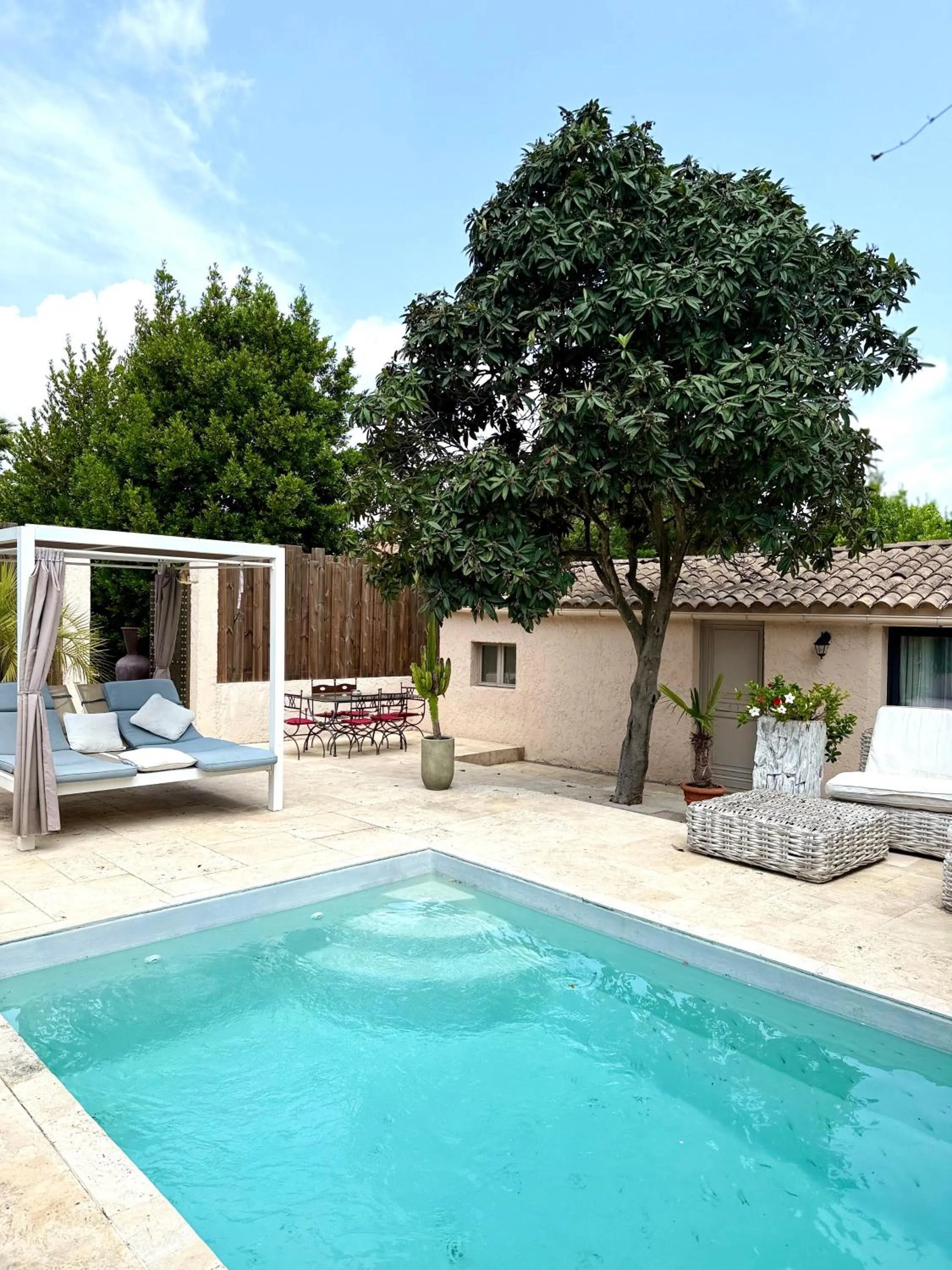 Patio in La Villa Dune, Hôtel & Spa