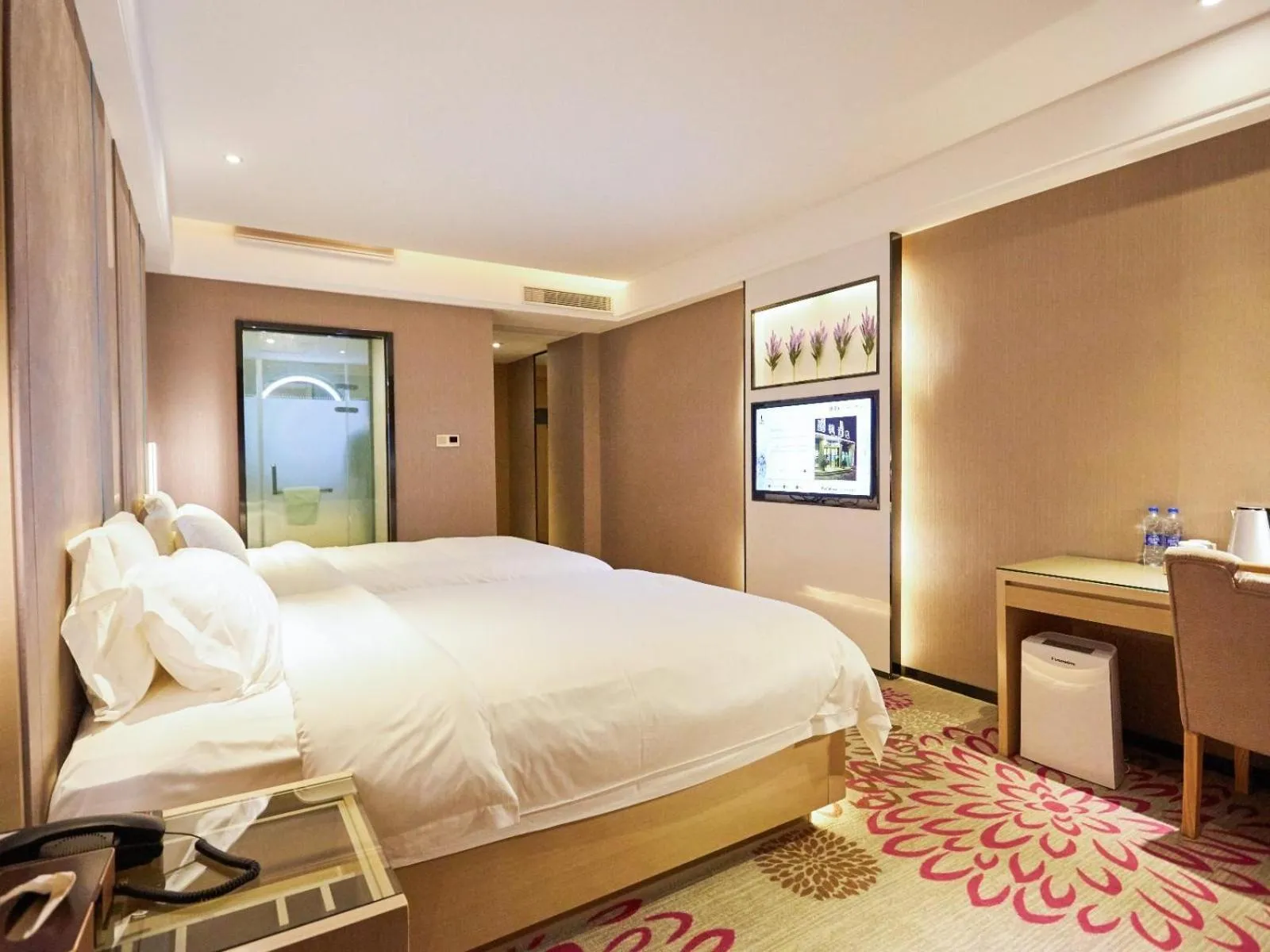 Bed in Lavande Hotel ZhanJiang HaiBin Avenue Jiangnanshijia