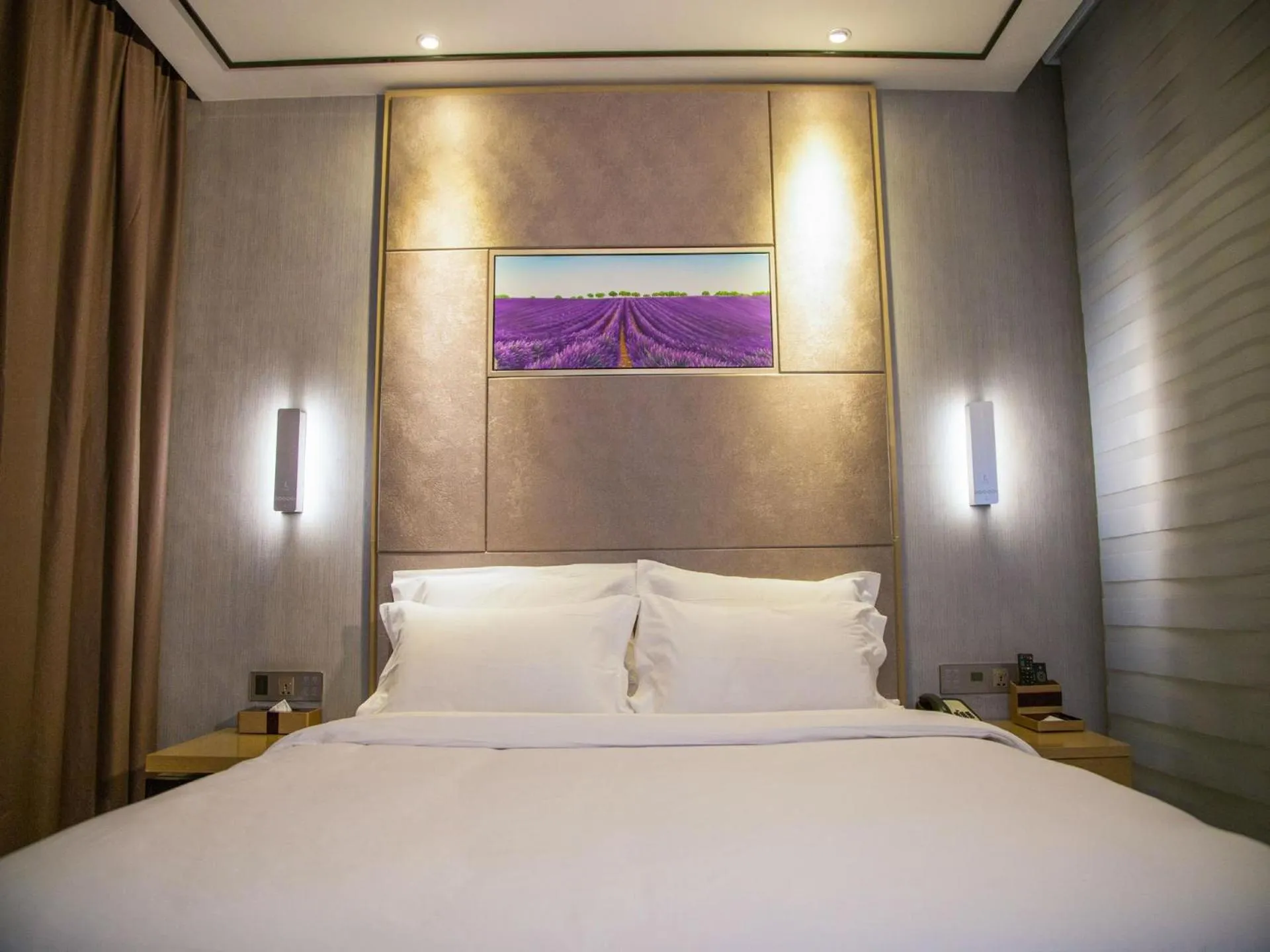 Bed in Lavande Hotel Longnan Changjiang River Avenue