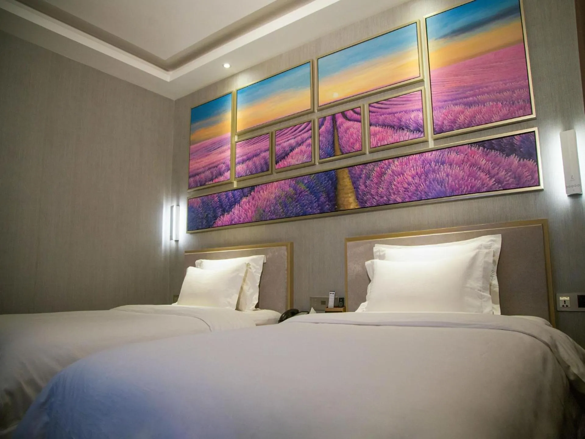 Bed in Lavande Hotel Longnan Changjiang River Avenue