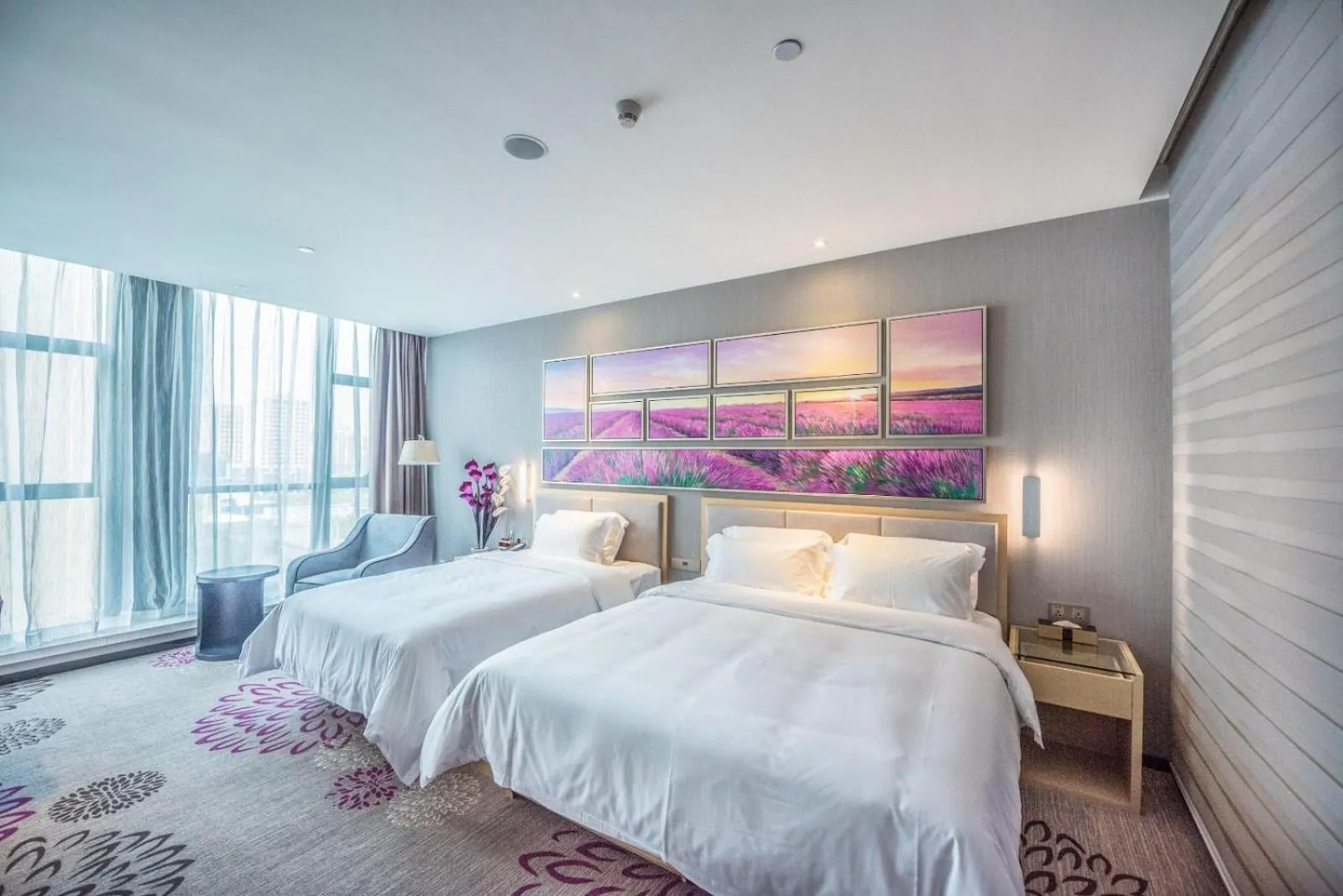 Bed in Lavande Hotel Chongqing Tongliang Wanda Plaza Gas Tower