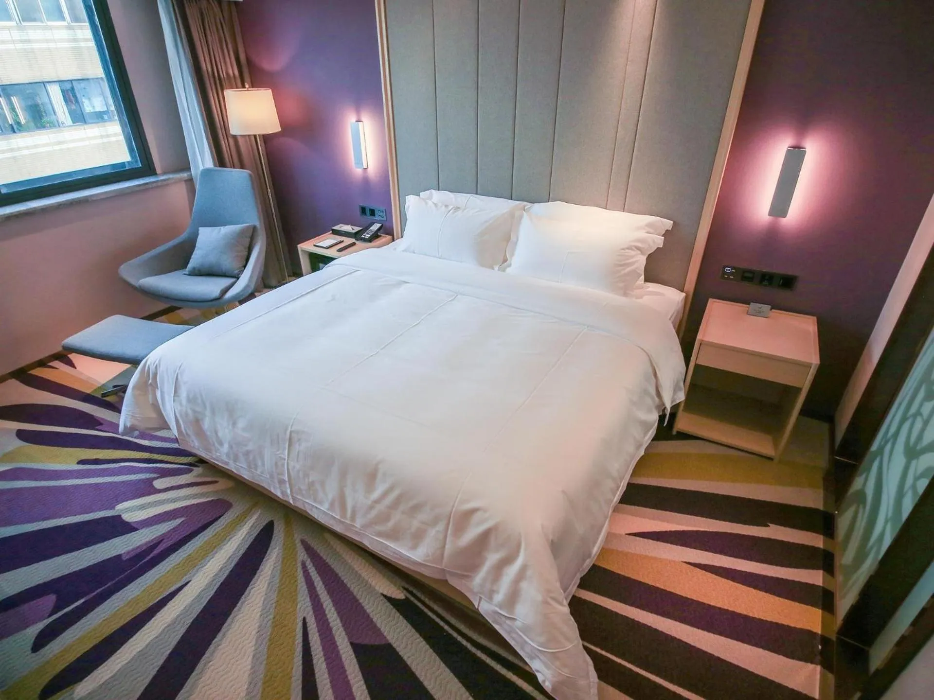 Bed in Lavande Hotel Zhengzhou Longhai West Road Subway Station