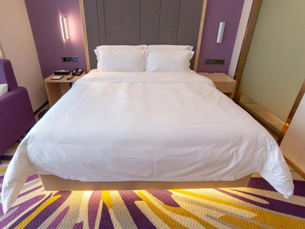 Bed in Lavande Hotel Bazhong Fortune Center