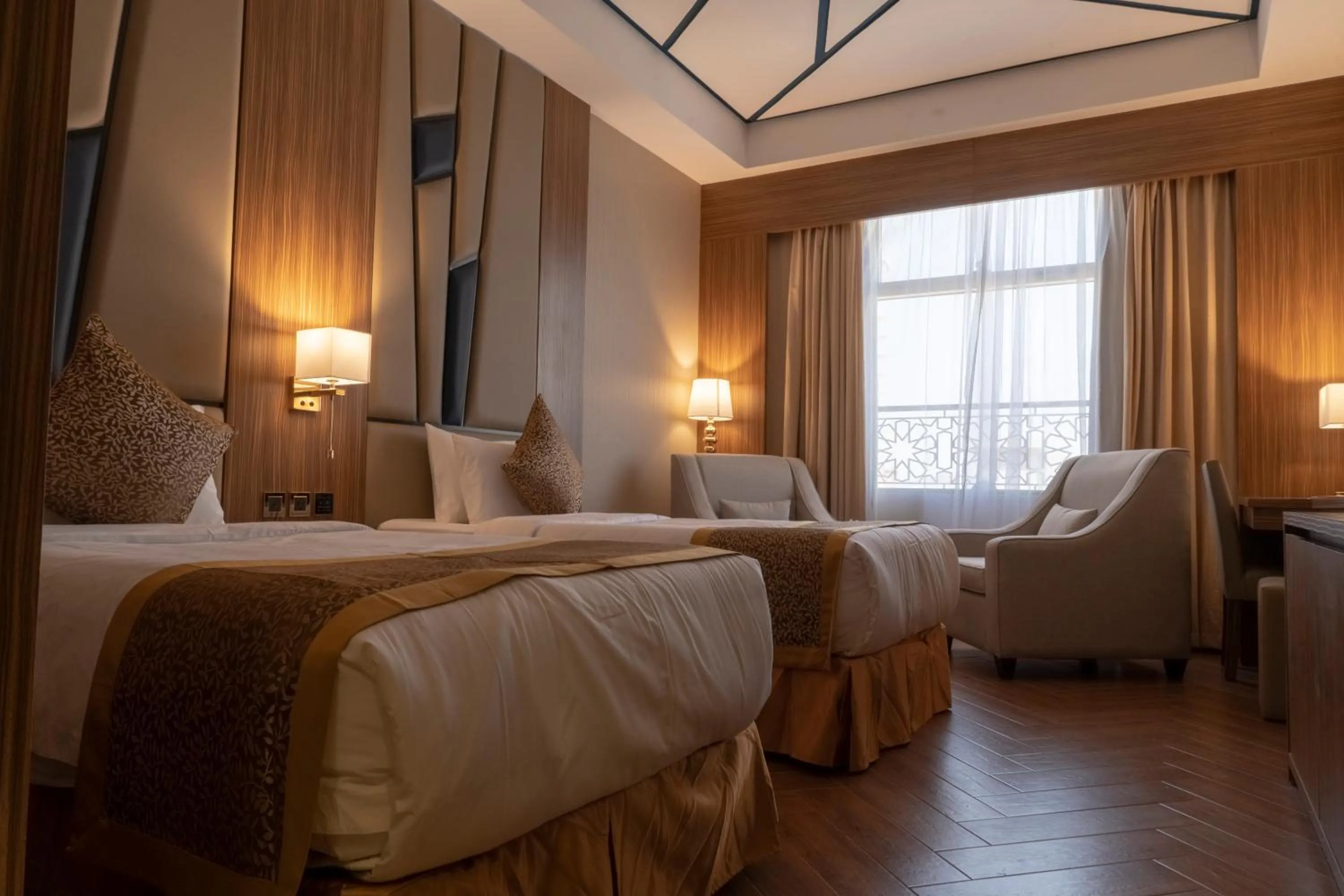 Bed in Golden Tower Hotel Al Khobar Corniche