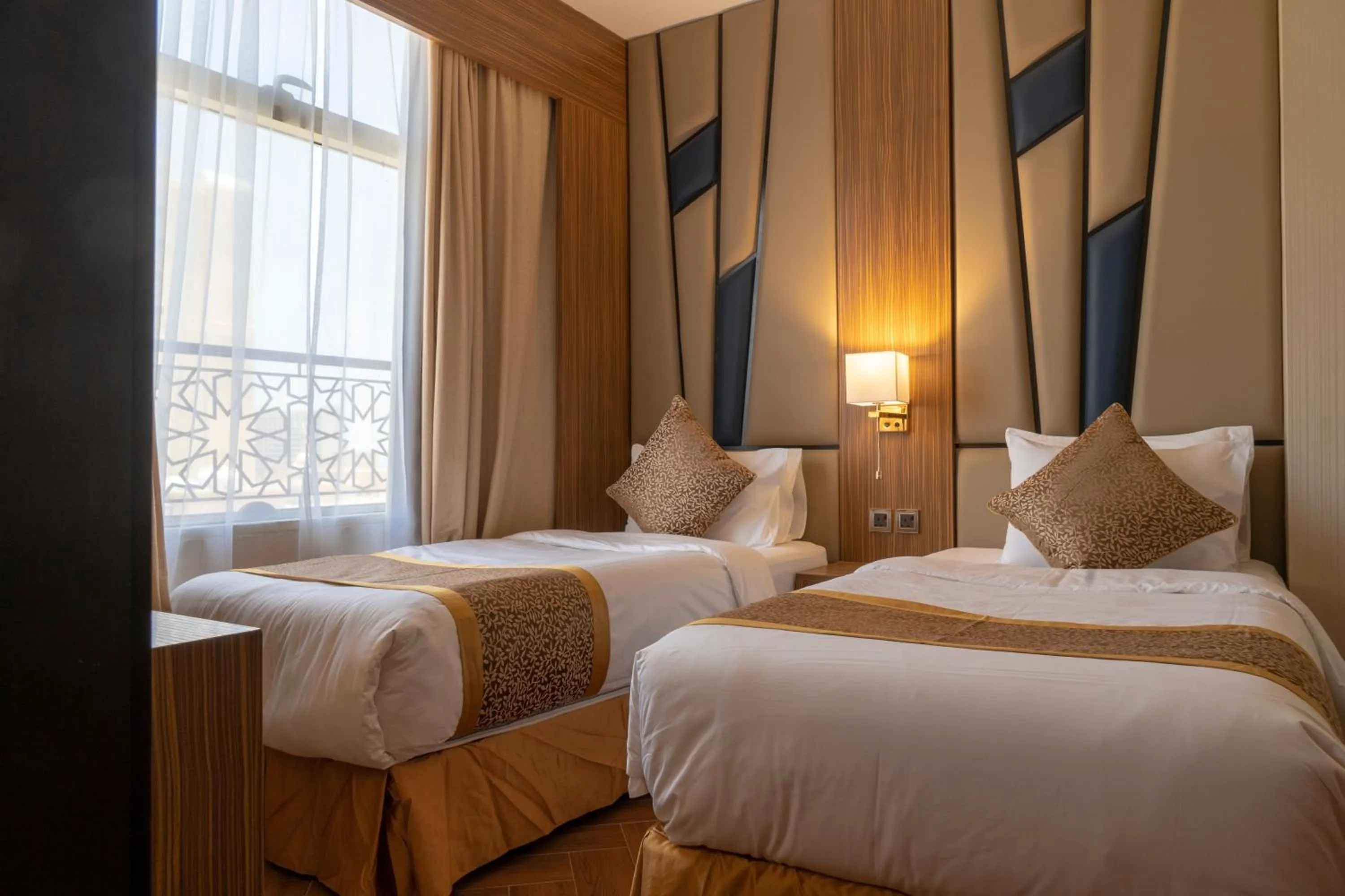 Bed in Golden Tower Hotel Al Khobar Corniche