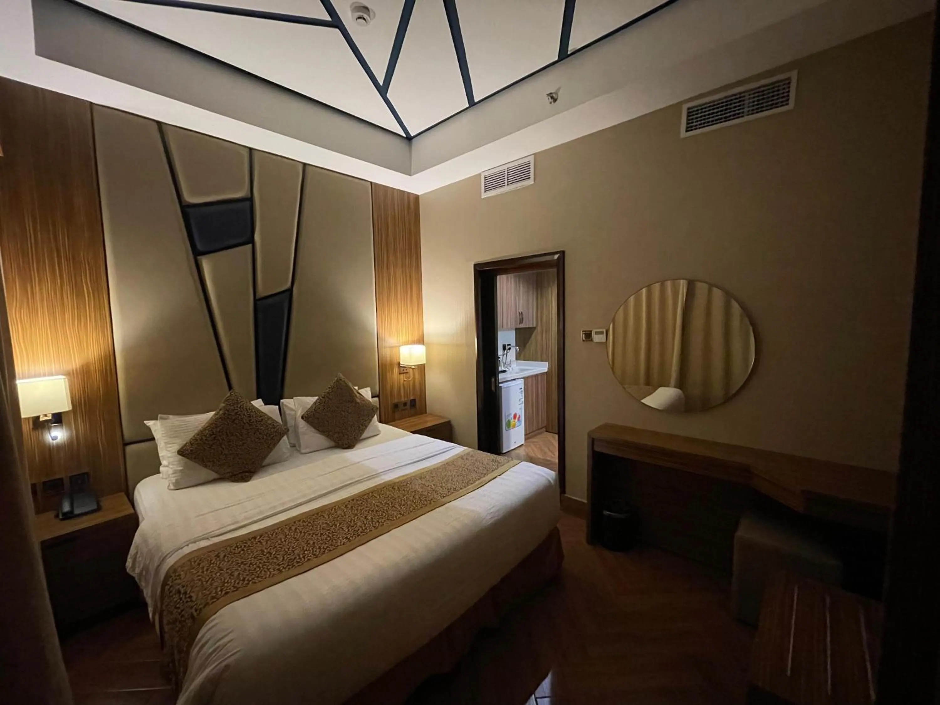 Bed in Golden Tower Hotel Al Khobar Corniche