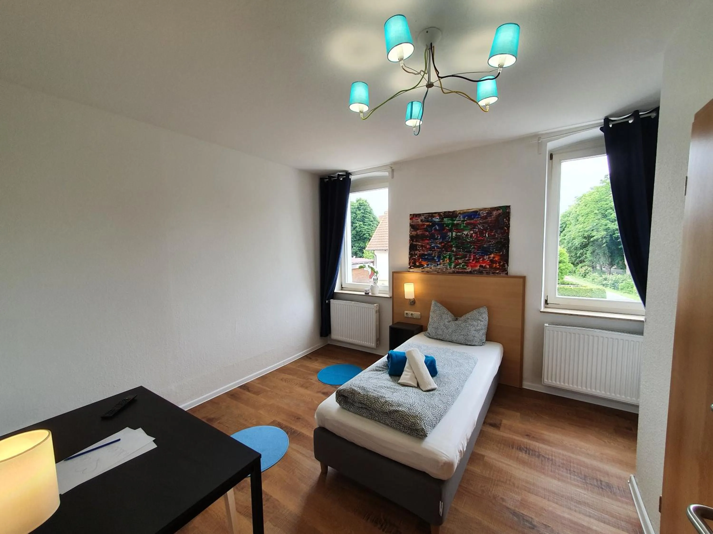 Bed in Budget Hotel Biebertal am Milseburgradweg