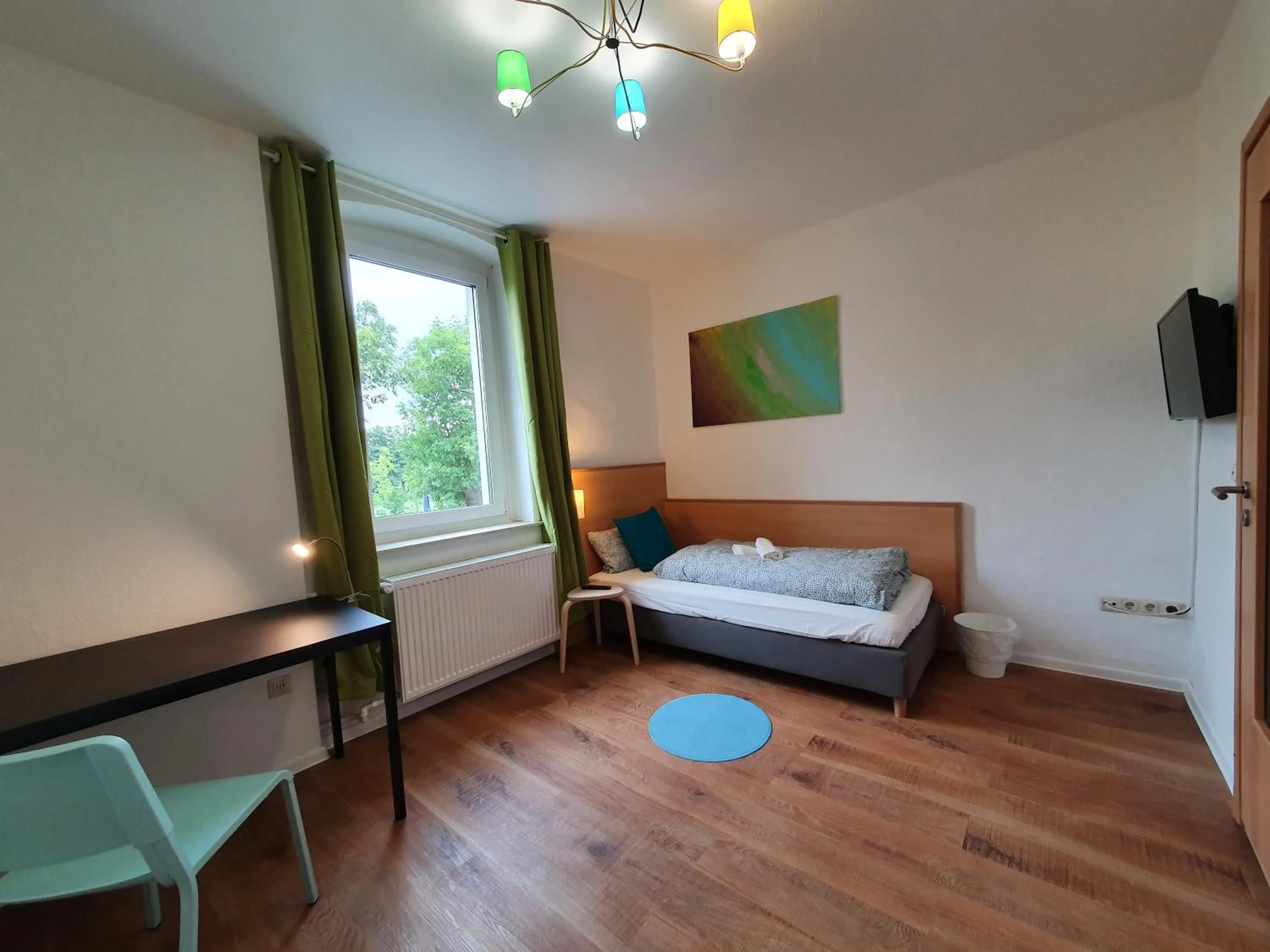 Photo of the whole room, Bed in Budget Hotel Biebertal am Milseburgradweg