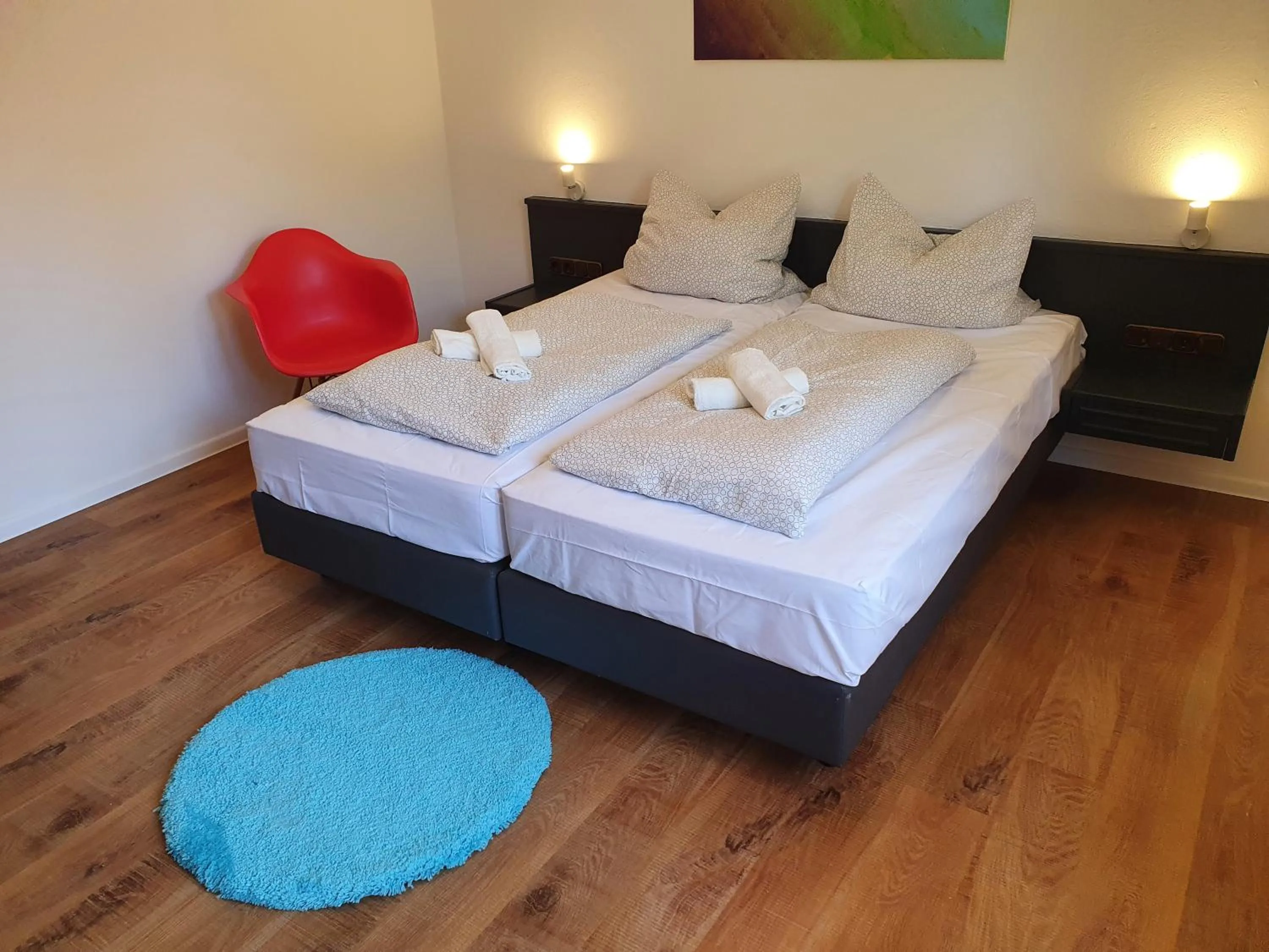 Bed in Budget Hotel Biebertal am Milseburgradweg