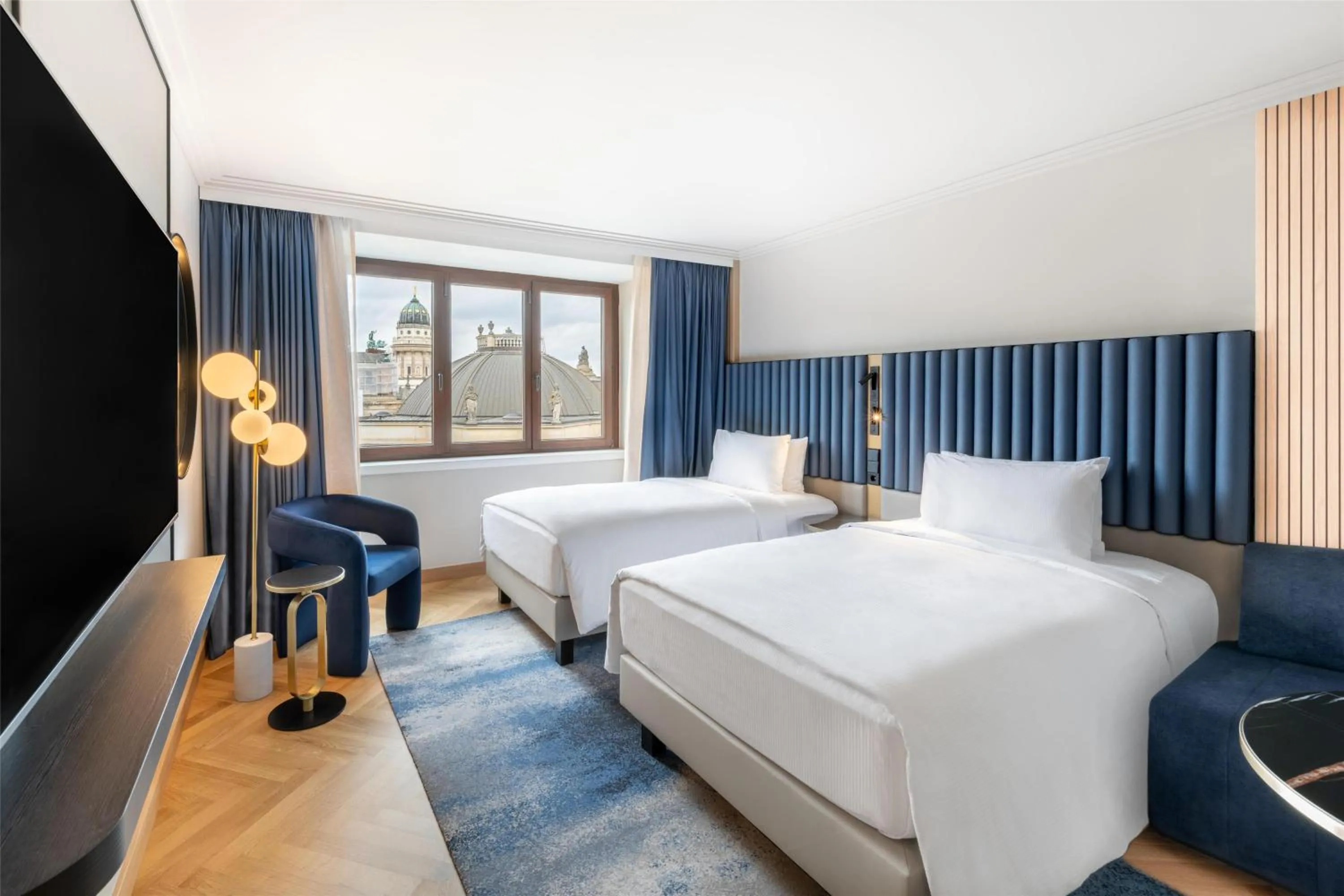 Bed in Hilton Berlin