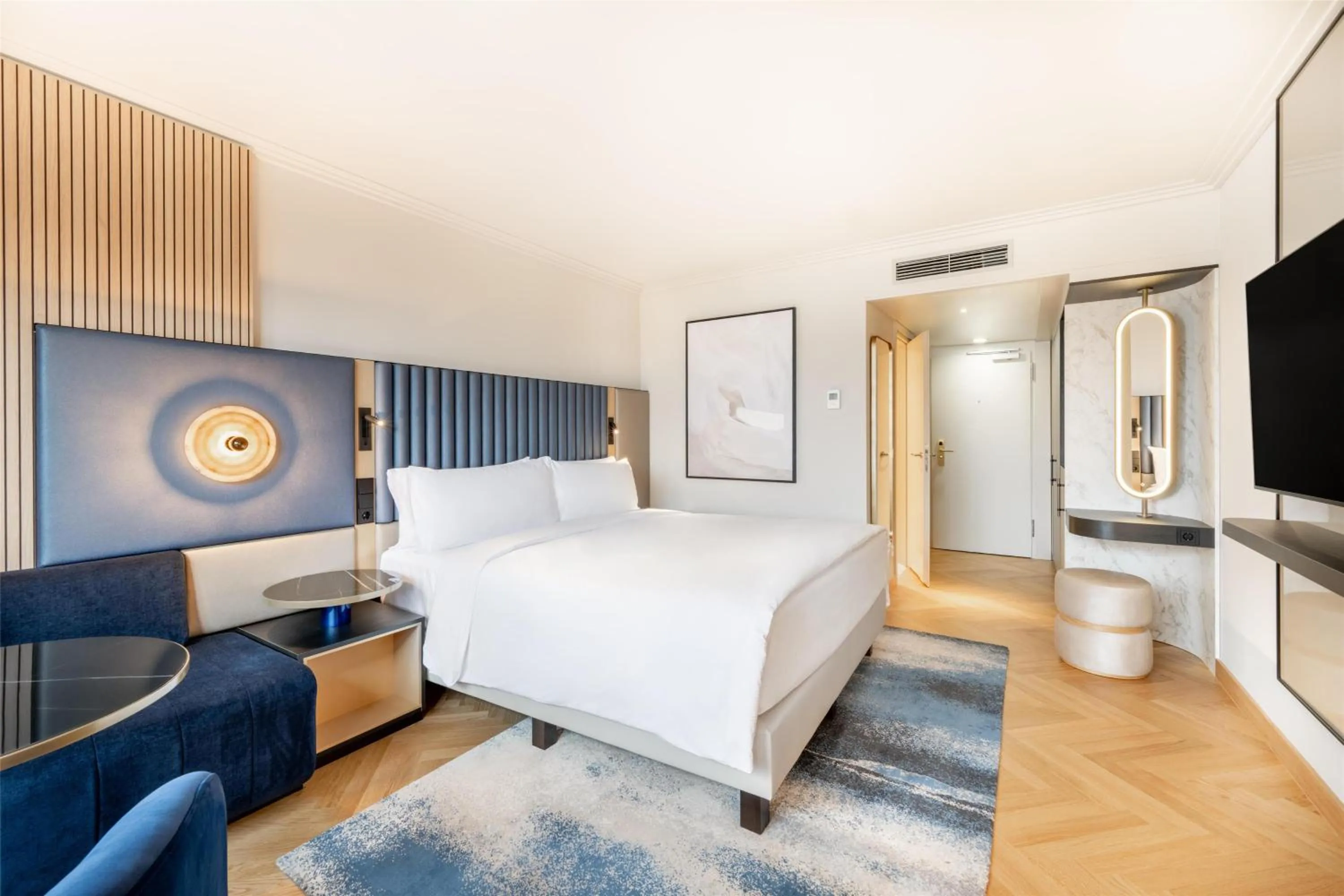 Bed in Hilton Berlin