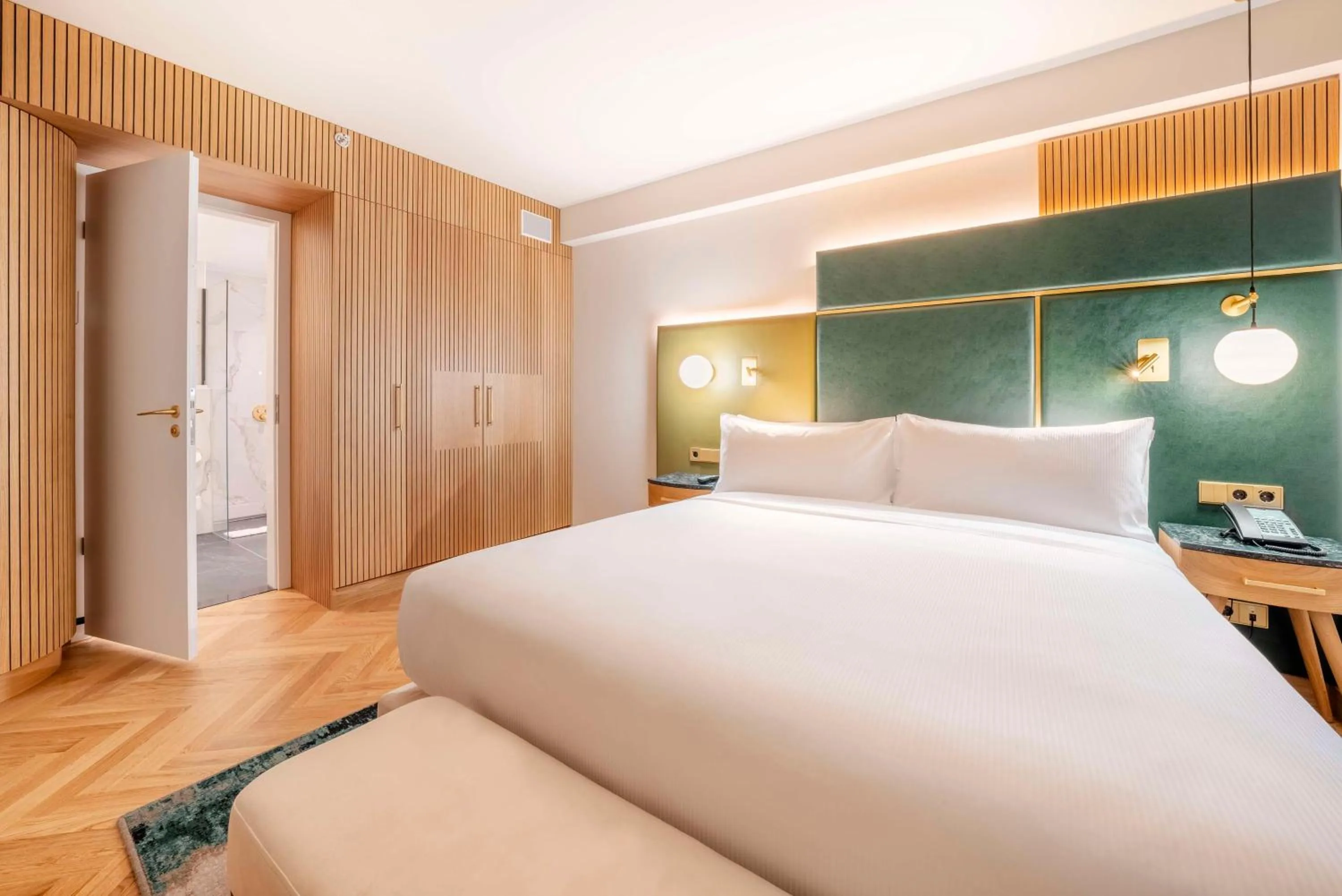 Bed in Hilton Berlin